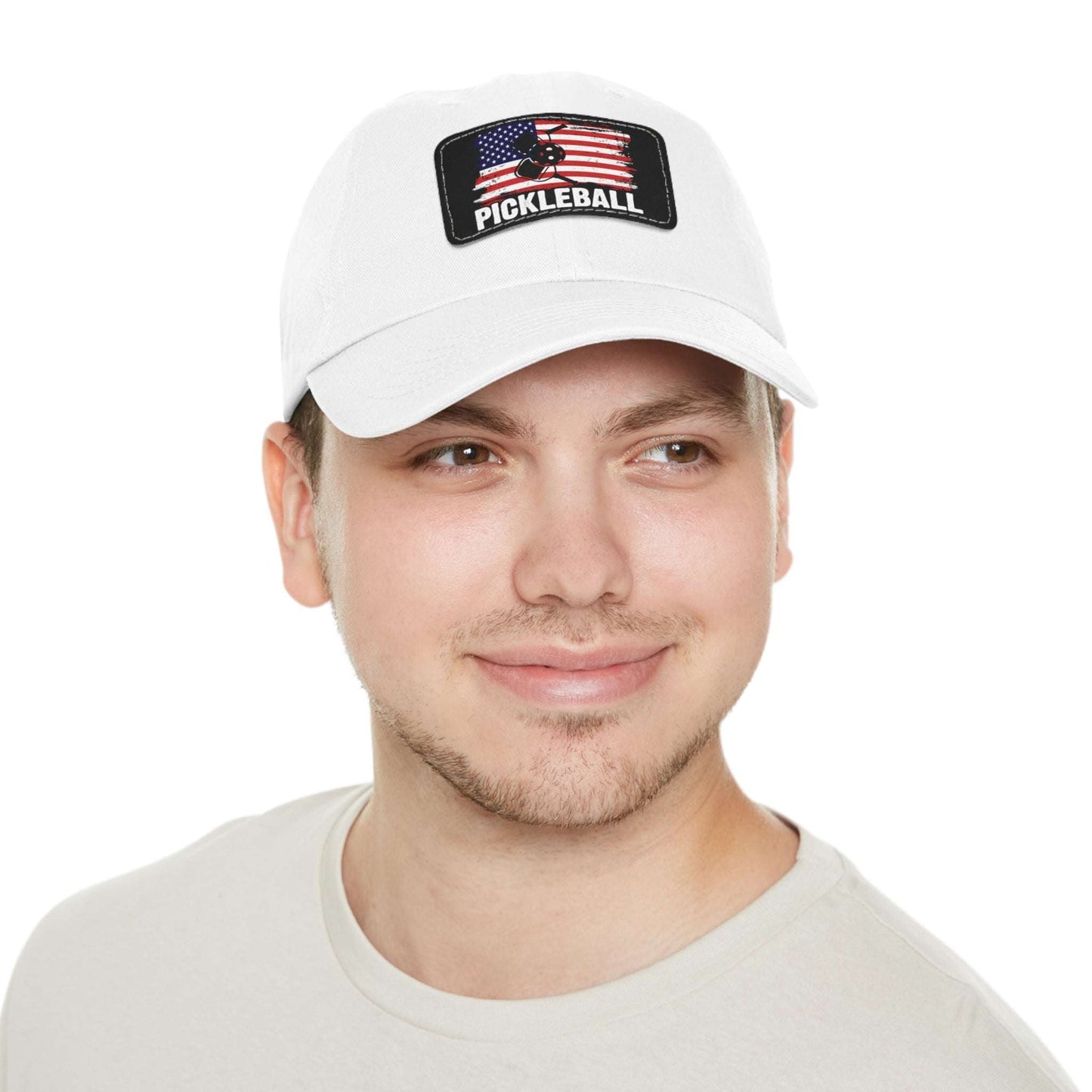 Pickleball Unique Cap - Pickleball with American Flag