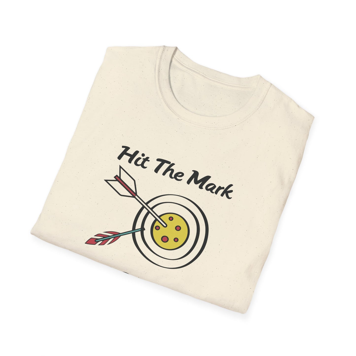 Men's Quirky Pickleball T-shirt - Hit the Mark with Pickleball