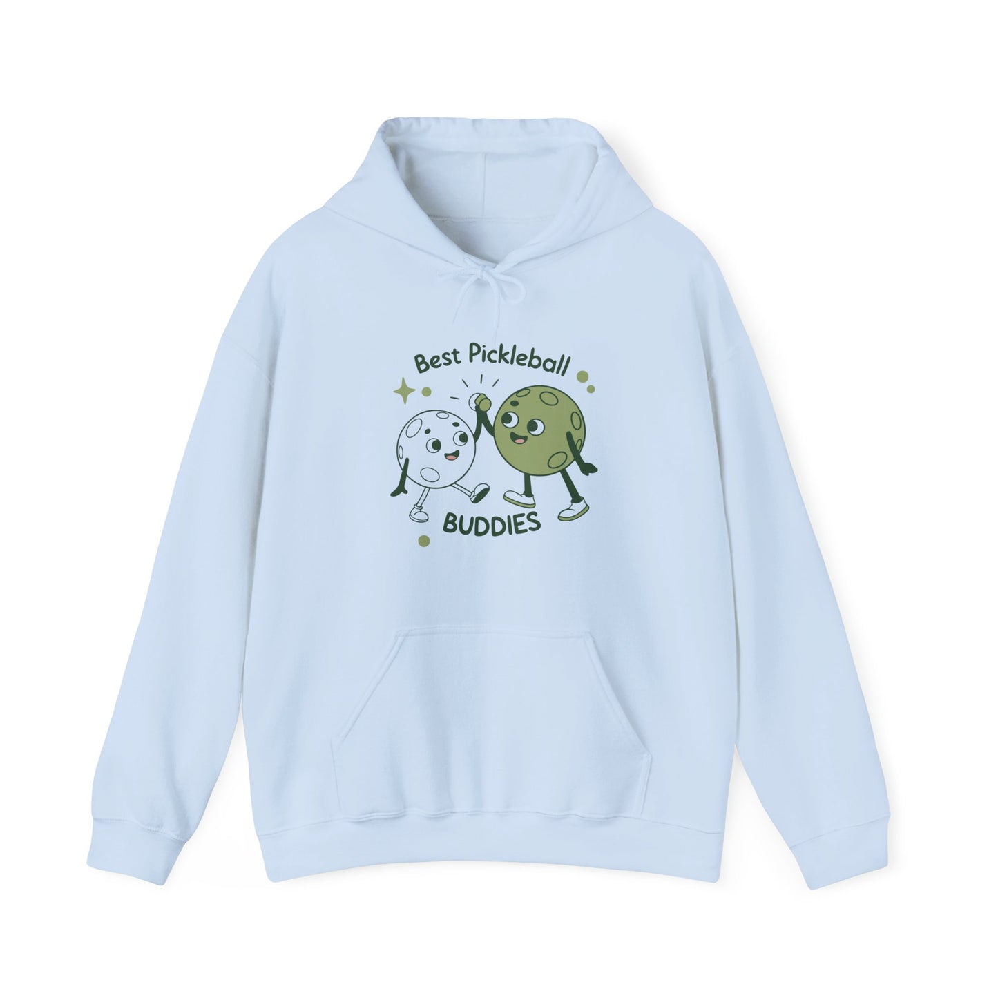 Women's Soft Pickleball Hoodie - Best Pickleball Buddies Blue