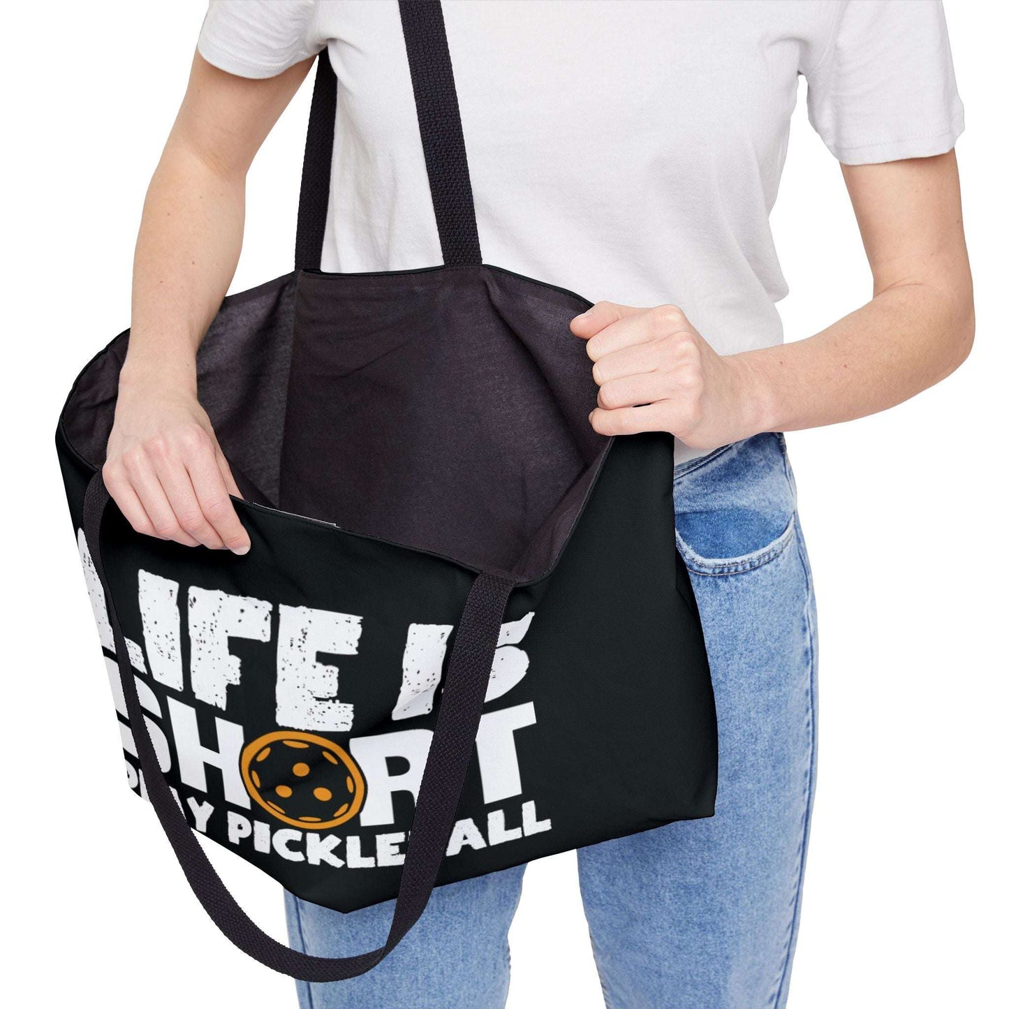 Pickleball Eye-Catching Weekender bag - Life Is Short Play Pickleball