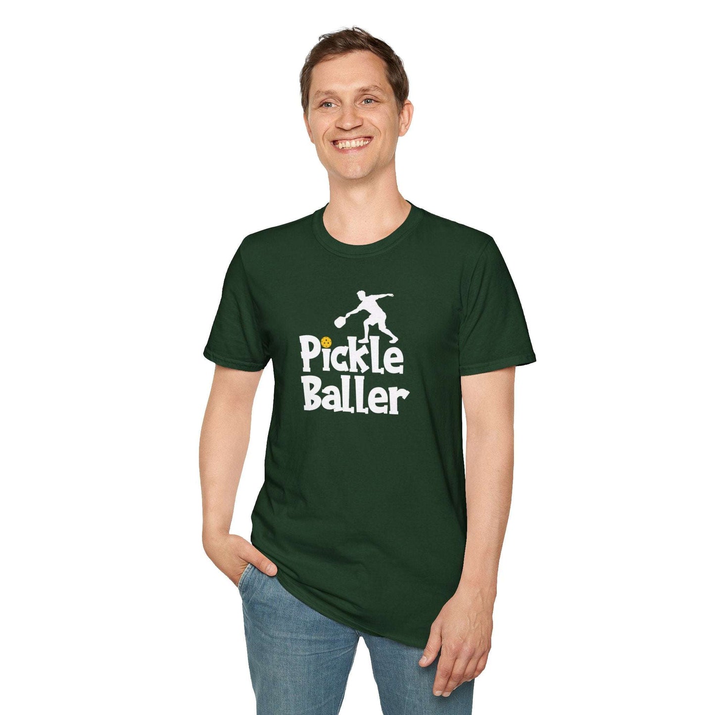 Men's Durable Pickleball T-shirt - Pickle Baller