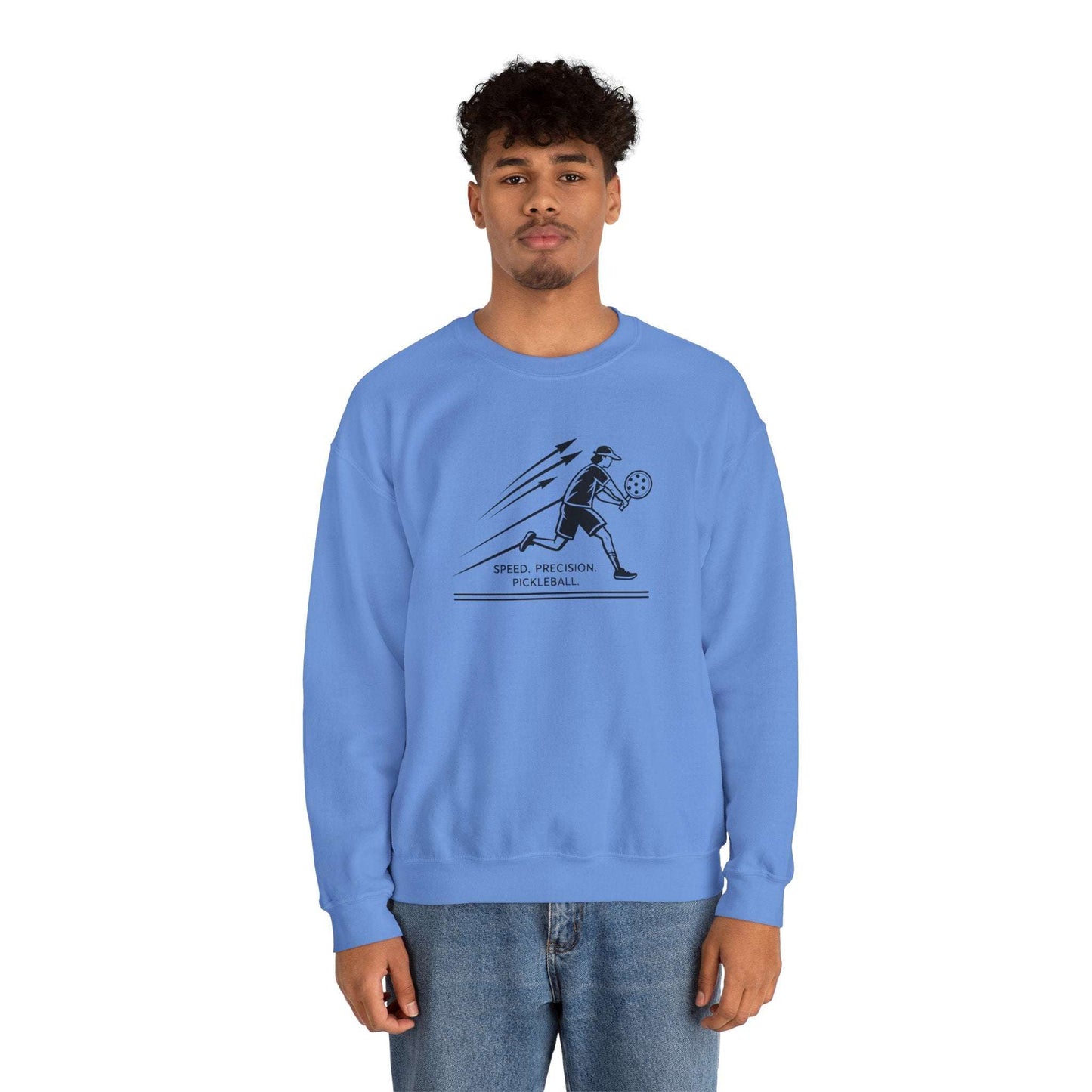 Men's Comfy Pickleball Sweatshirt - Speed. Precision. Pickleball.
