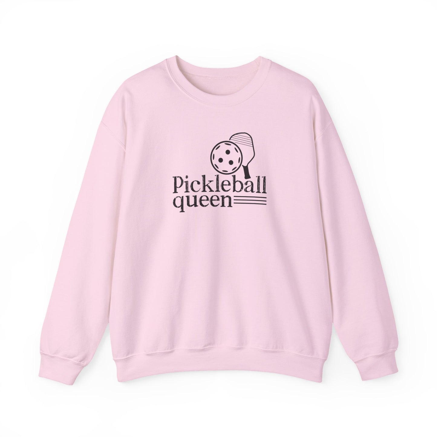 Women's Stylish Pickleball Sweatshirt - Pickleball Queen Pink