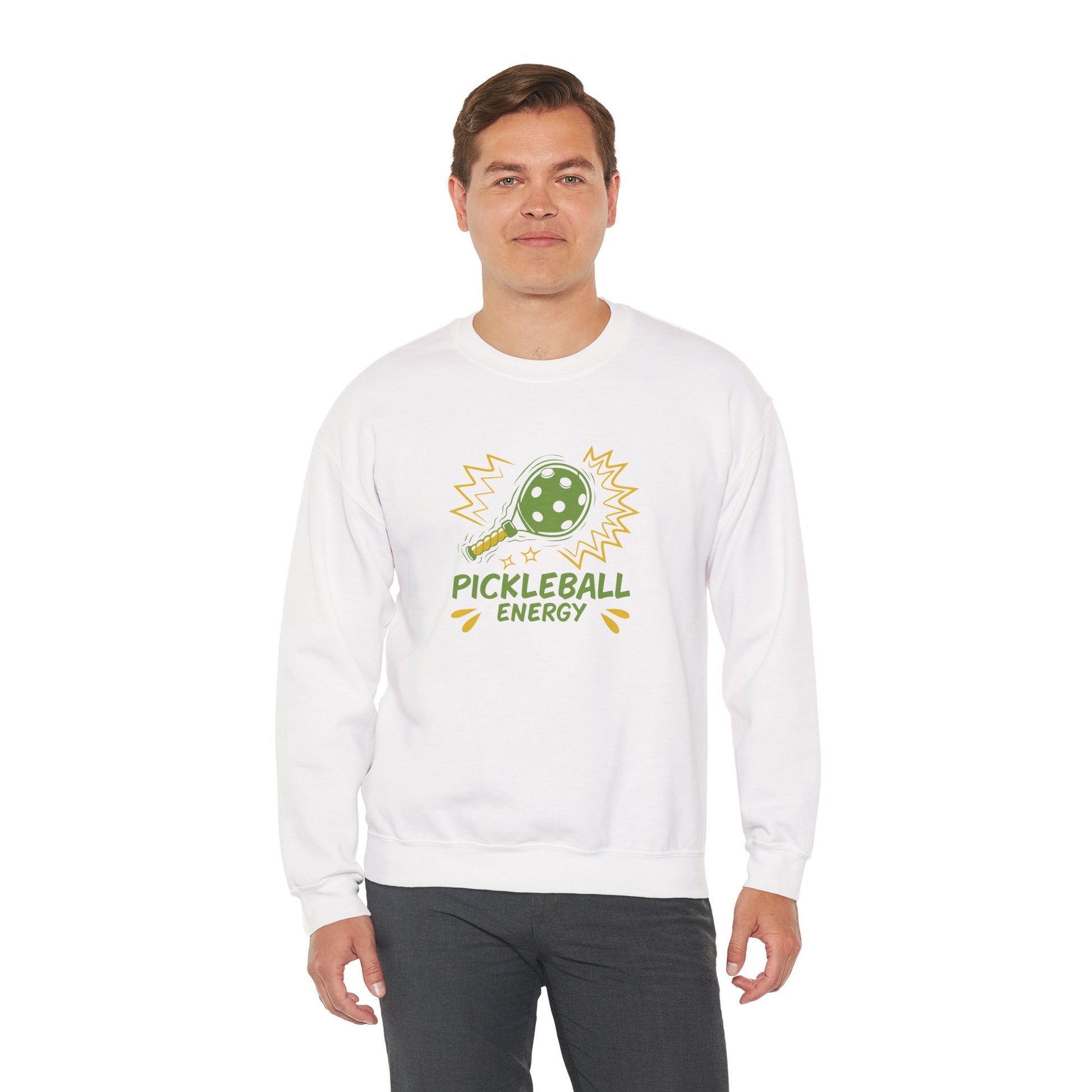 Men's Stylish Pickleball Sweatshirt - Pickleball Energy