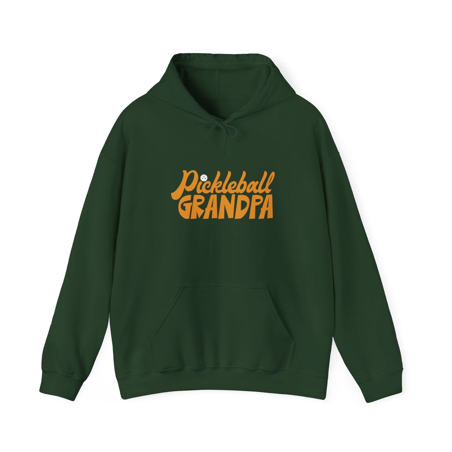 Men's Cool Pickleball Hoodie - Pickleball Grandpa Green