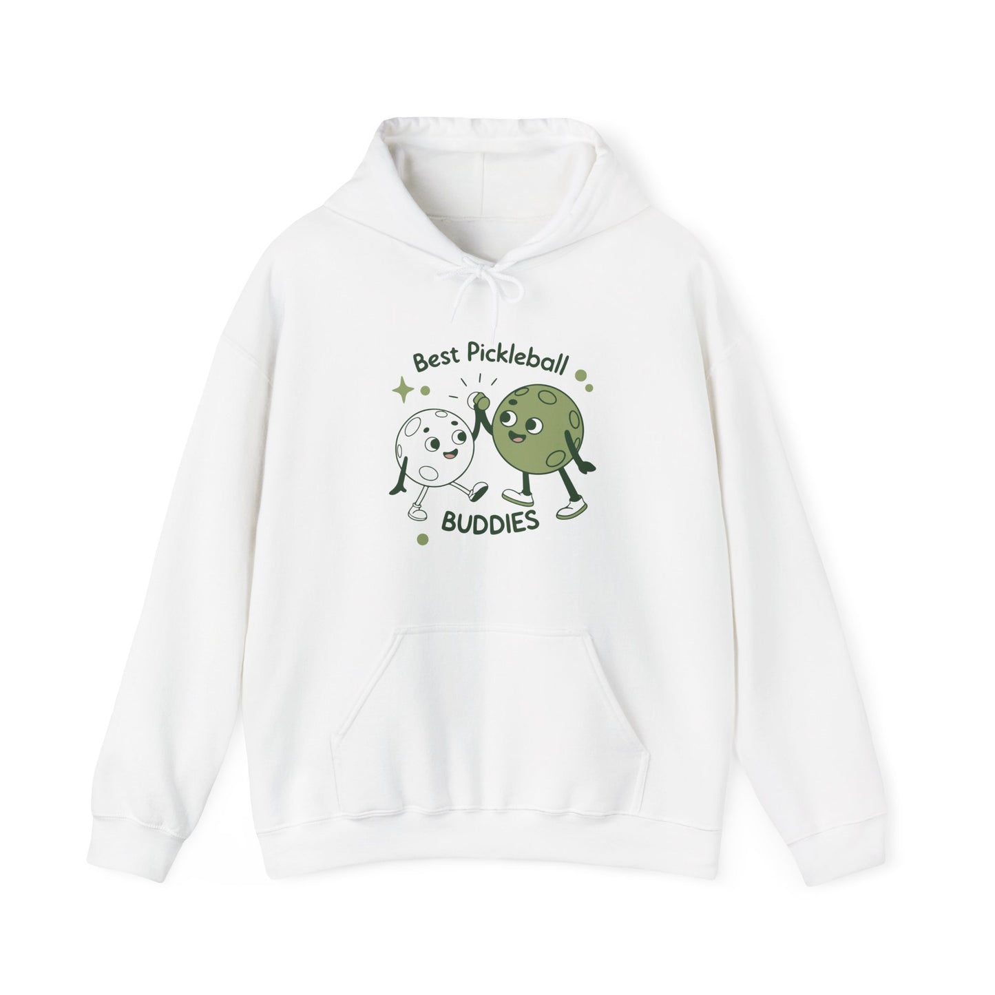 Women's Soft Pickleball Hoodie - Best Pickleball Buddies White