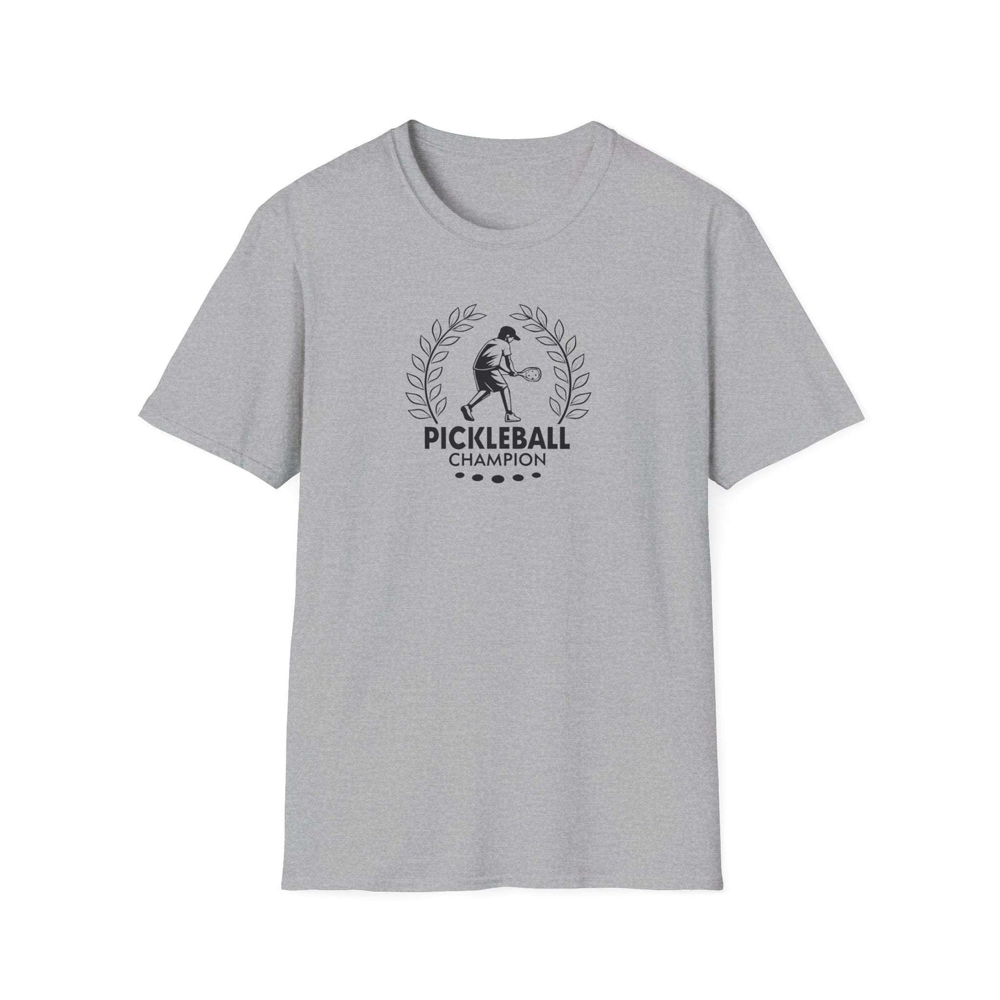 Men's Sporty Pickleball T-shirt - Pickleball Champion Gray