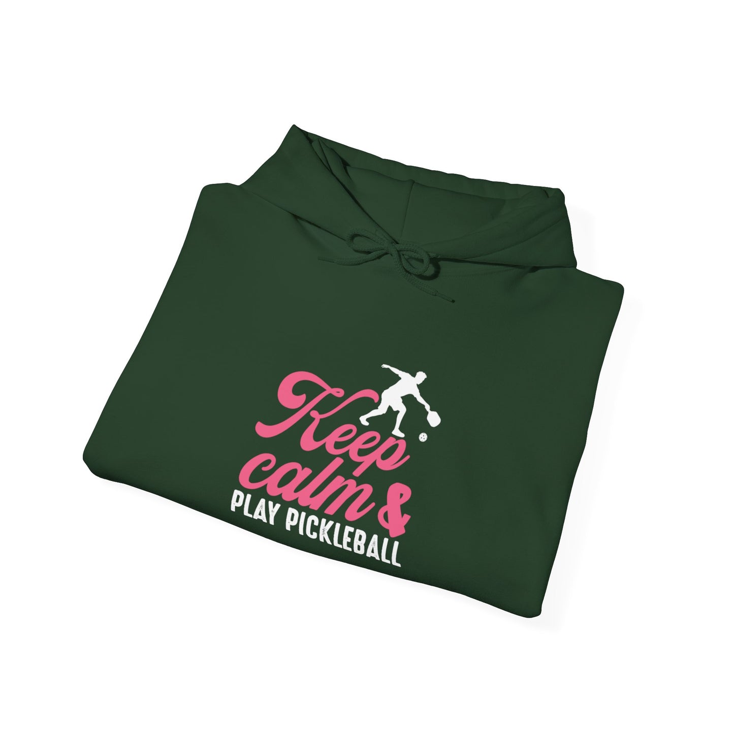 Women's Playful Pickleball Hoodie - Keep Calm & Play Pickleball