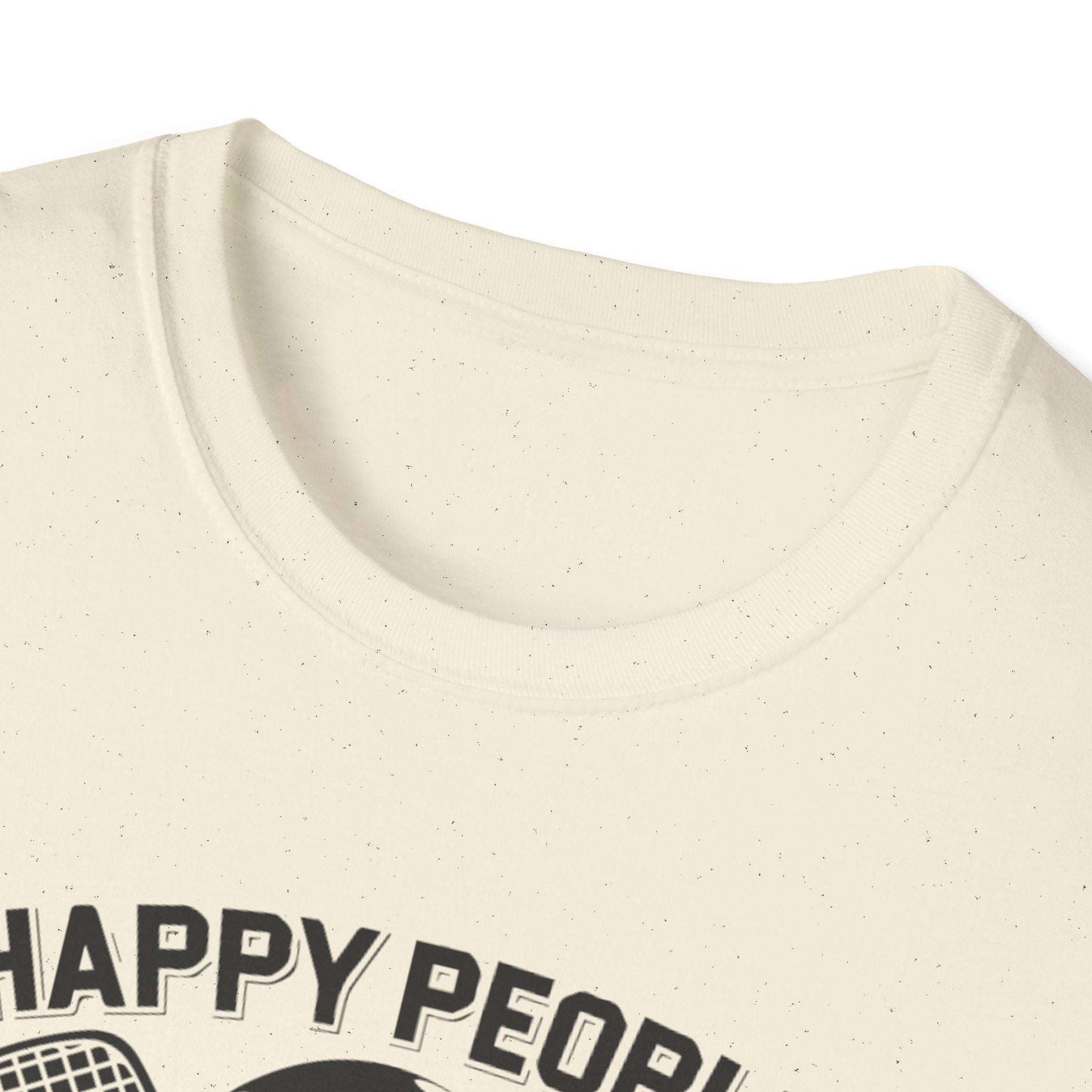 Men's Quirky Pickleball T-shirt - Happy People Play Pickleball