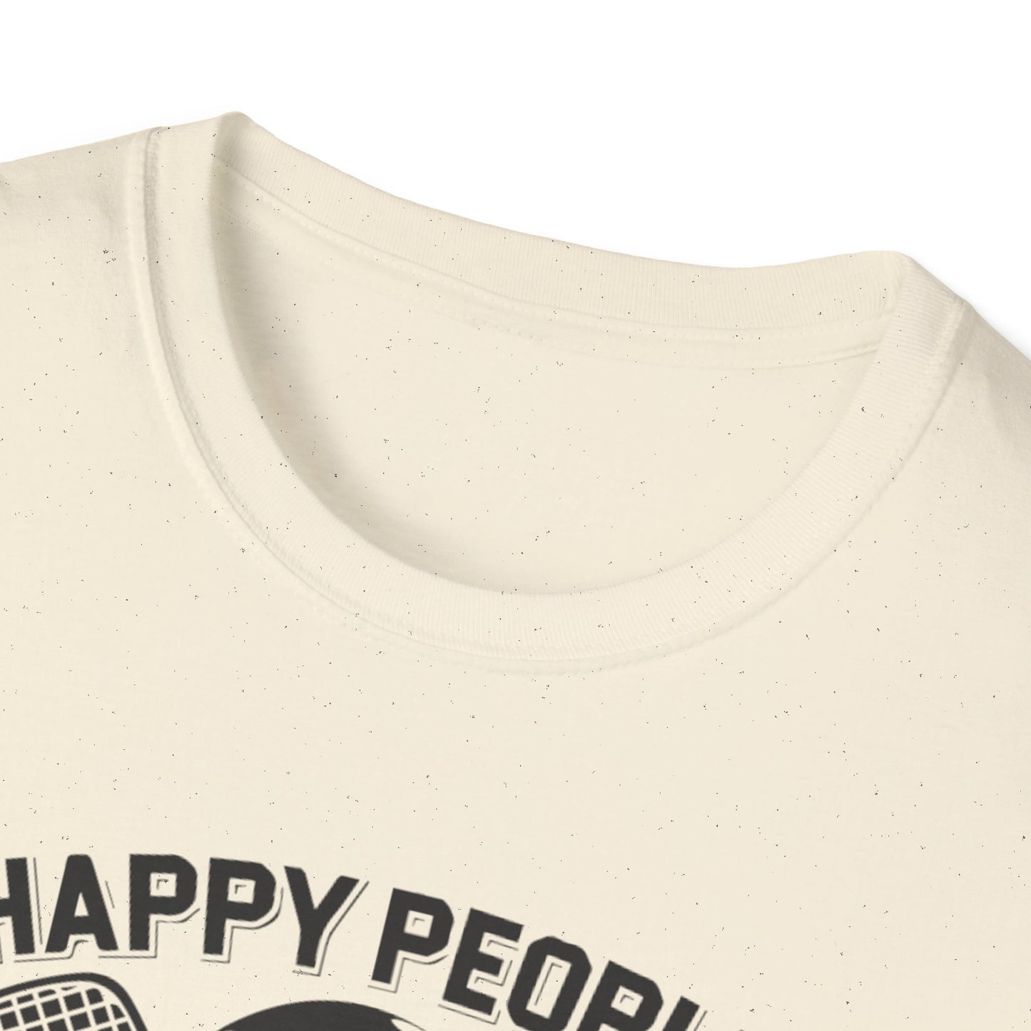 Men's Quirky Pickleball T-shirt - Happy People Play Pickleball