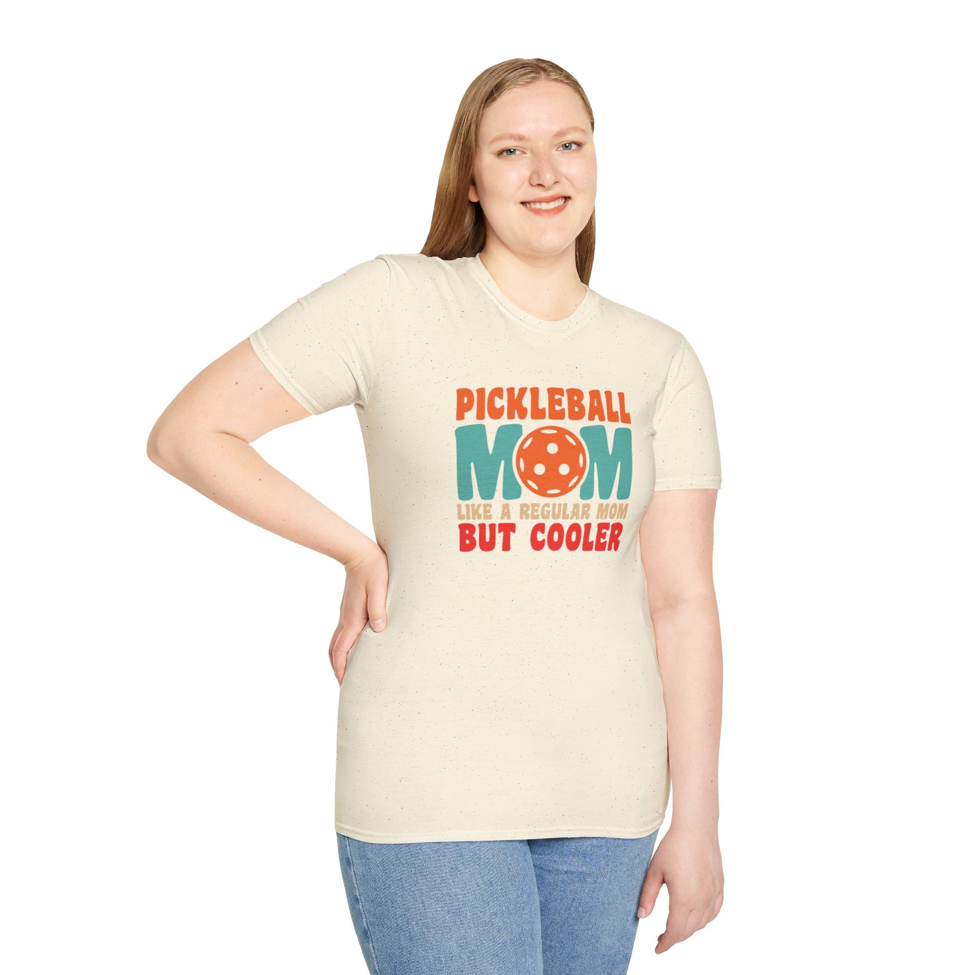 Women's Funny Pickleball T-shirt - Like a Regular Mom but Cooler