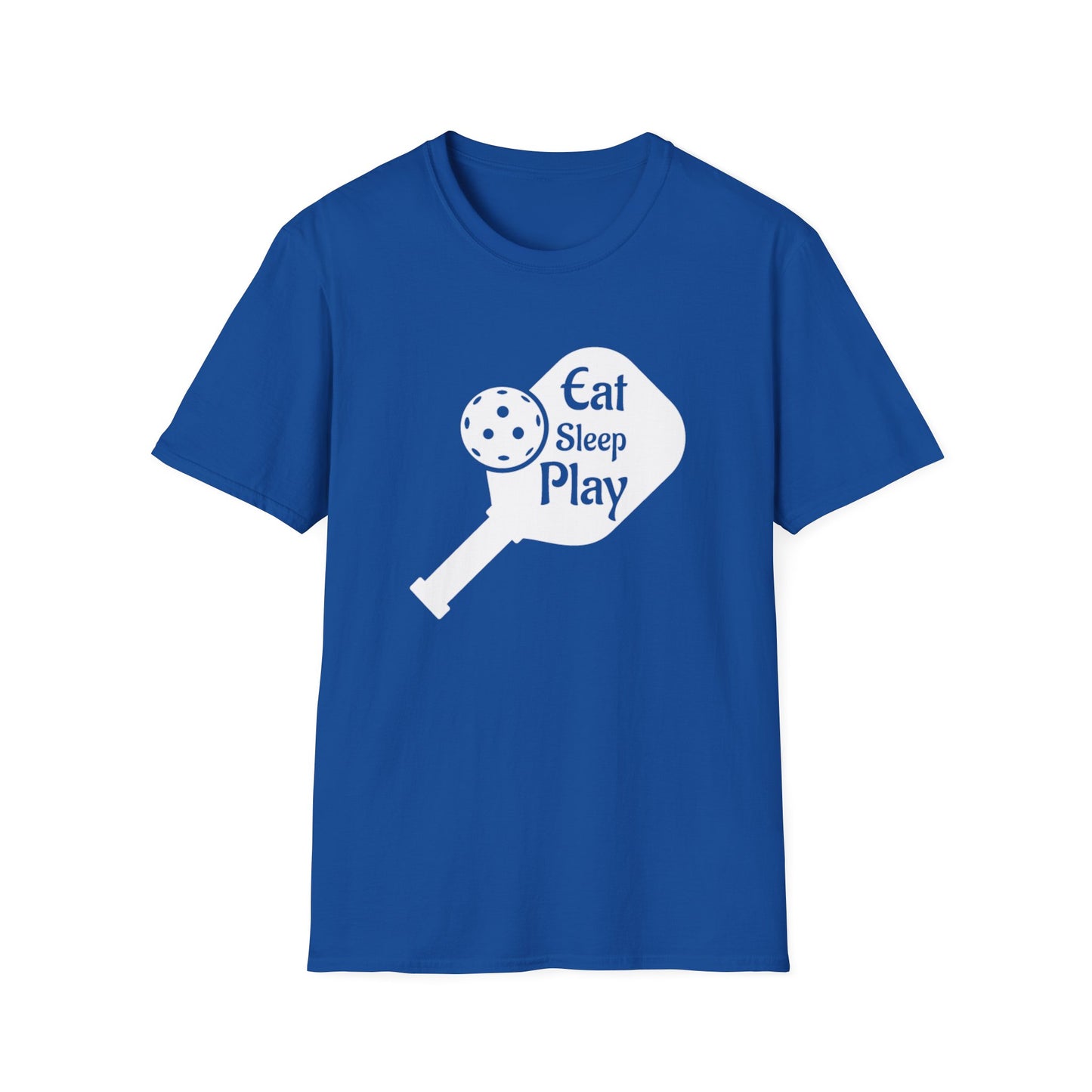 Women's Lightweight Pickleball T-shirt - Eat Sleep Play Royal