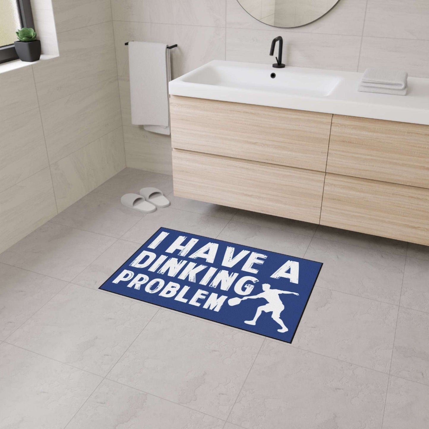 Pickleball Playful Heavy-duty Floor Mat - I Have a Dinking Problem