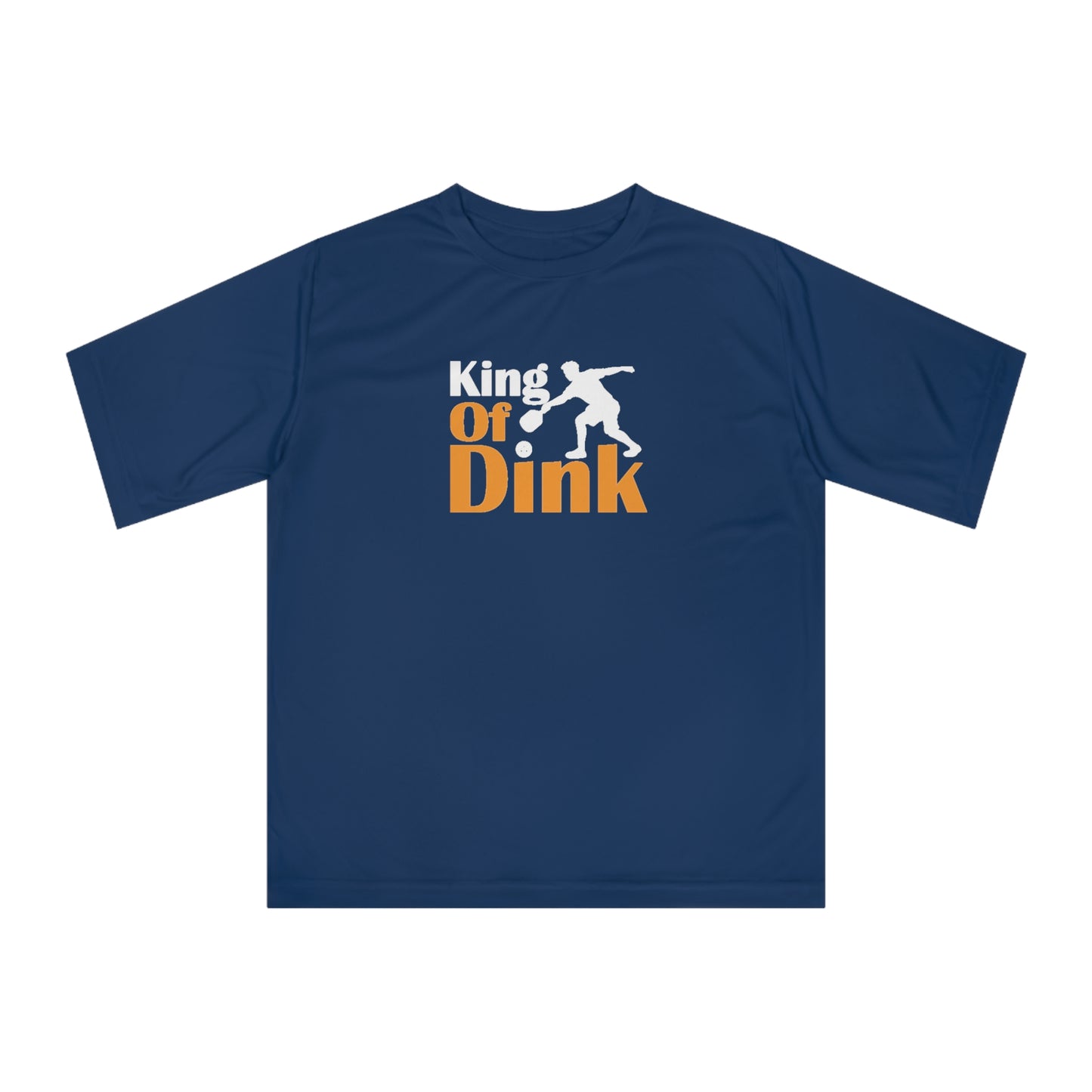 Men's Funny Pickleball T-shirt - King of Dink Navy