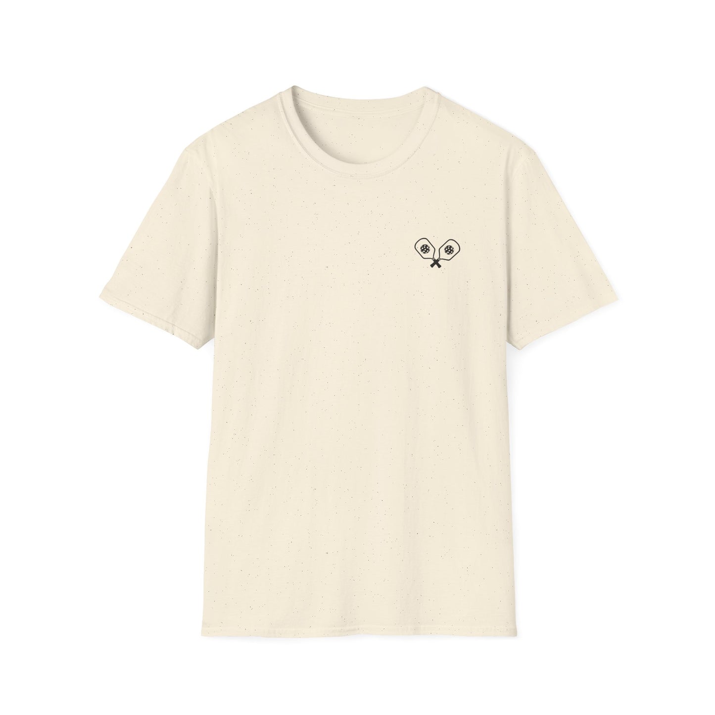 Women's Eye-Catching Pickleball T-shirt - Was That Out Are You Sure? Beige