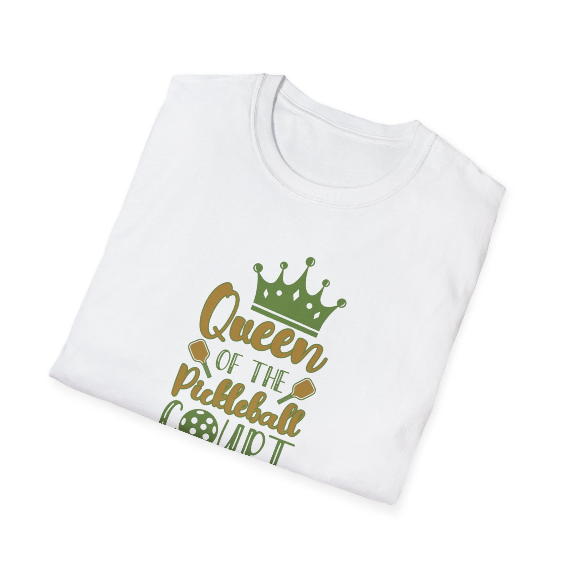 Women's Stylish Pickleball T-shirt - Queen of the Pickleball Court