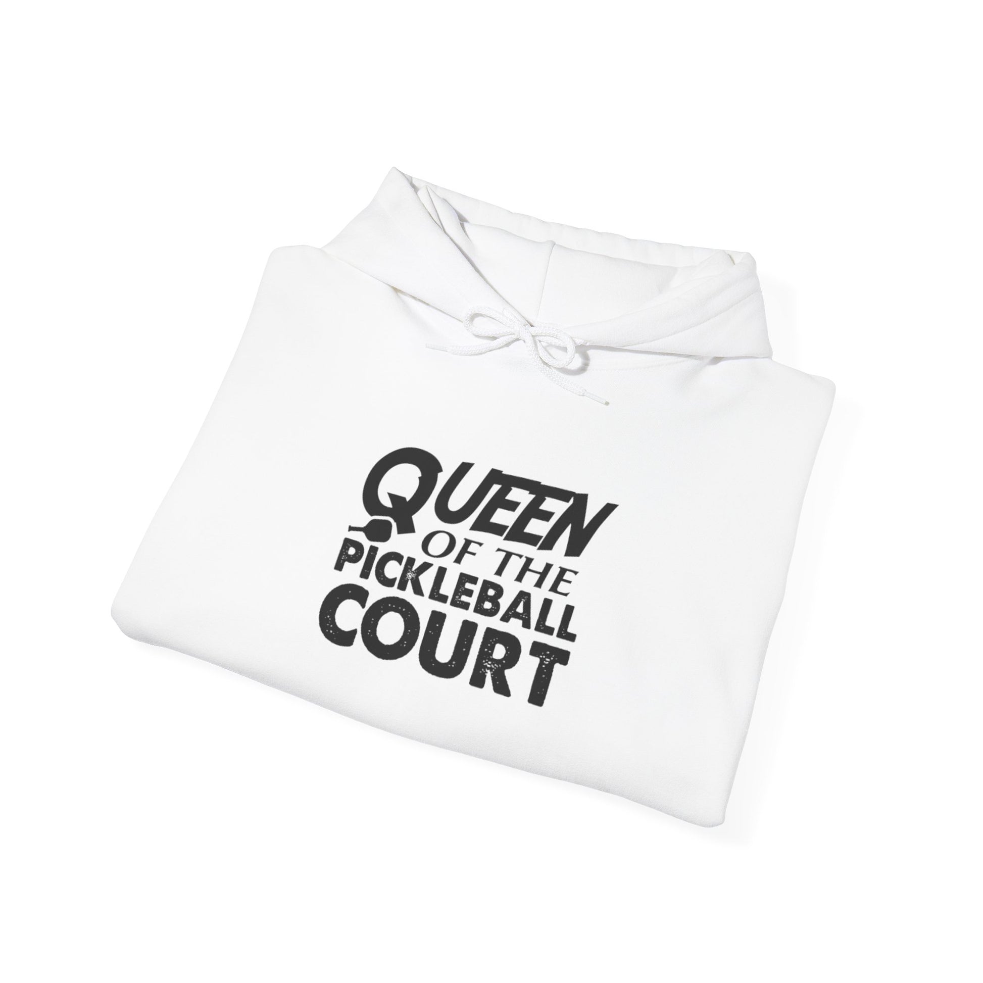 Women's Comfy Pickleball Hoodie - Queen of the Pickleball Court