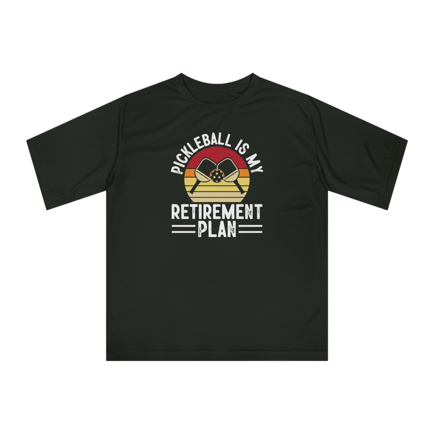 Women's Pickleball T-shirt - Pickleball Is My Retirement Plan Black