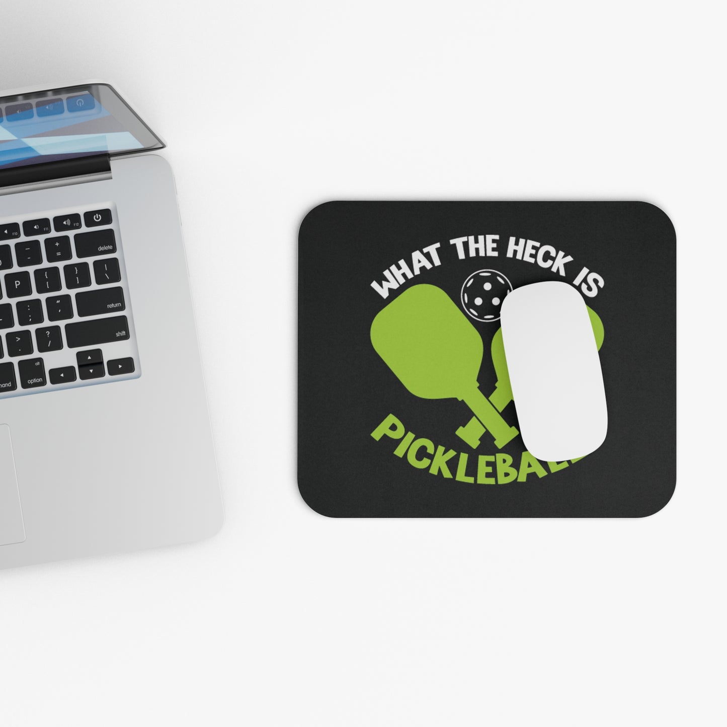 Pickleball Fun Mouse pad - What the Heck Is Pickleball?