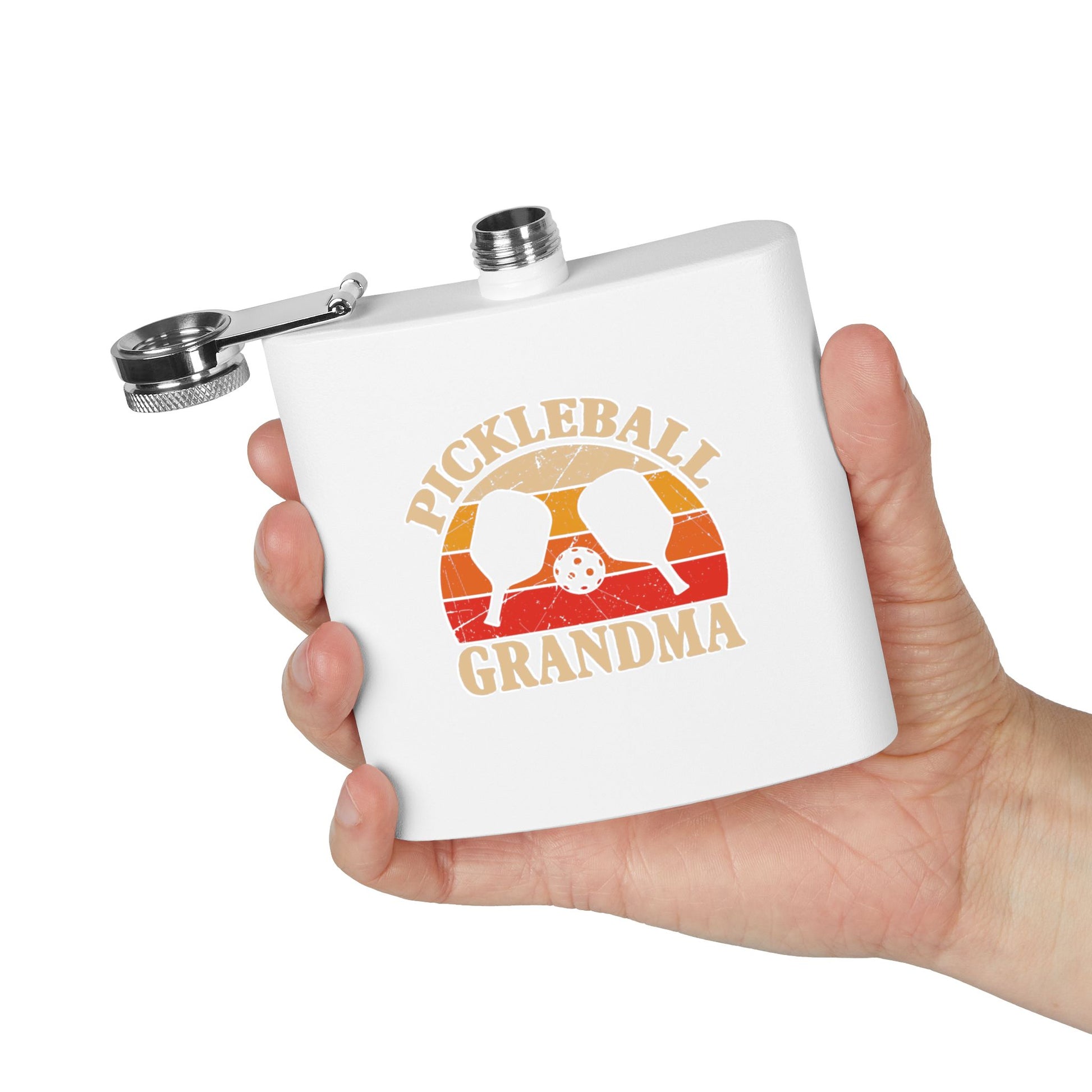 Pickleball Durable Flask - Pickleball Grandma