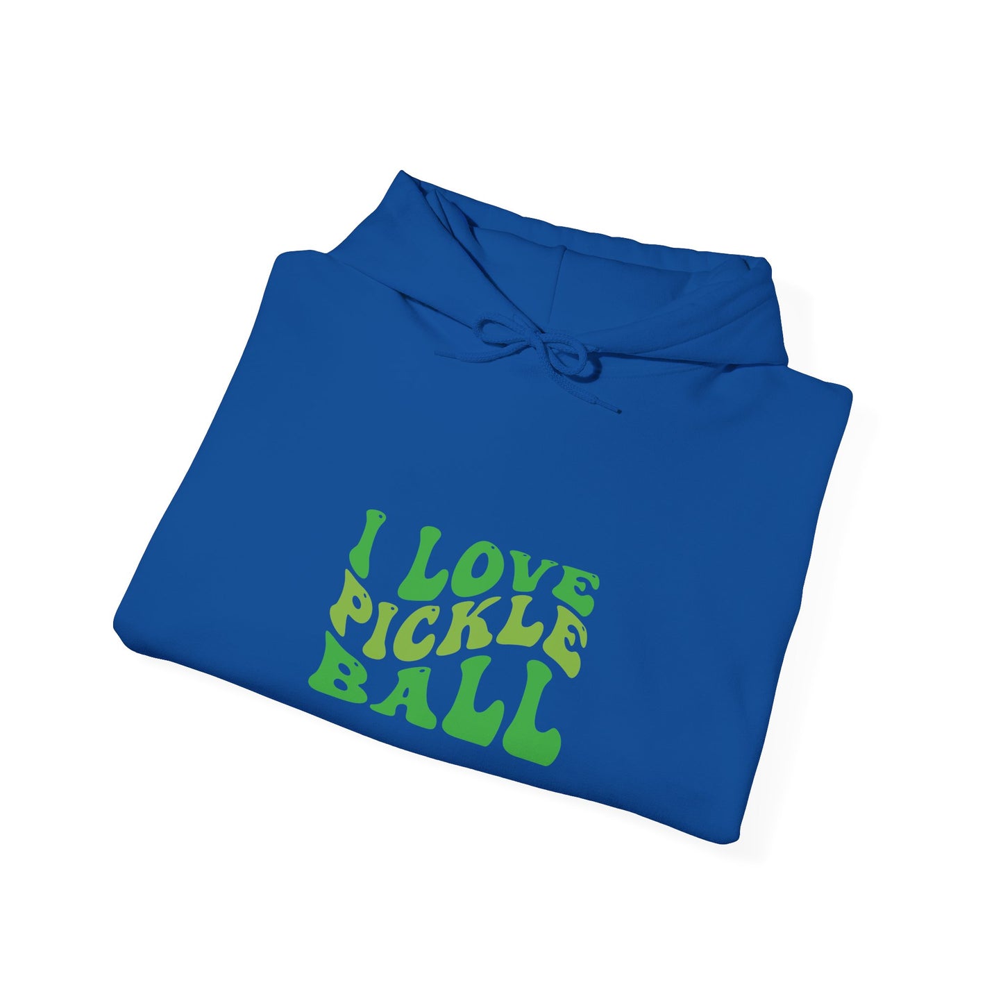 Men's Stylish Pickleball Hoodie - I Love Pickleball
