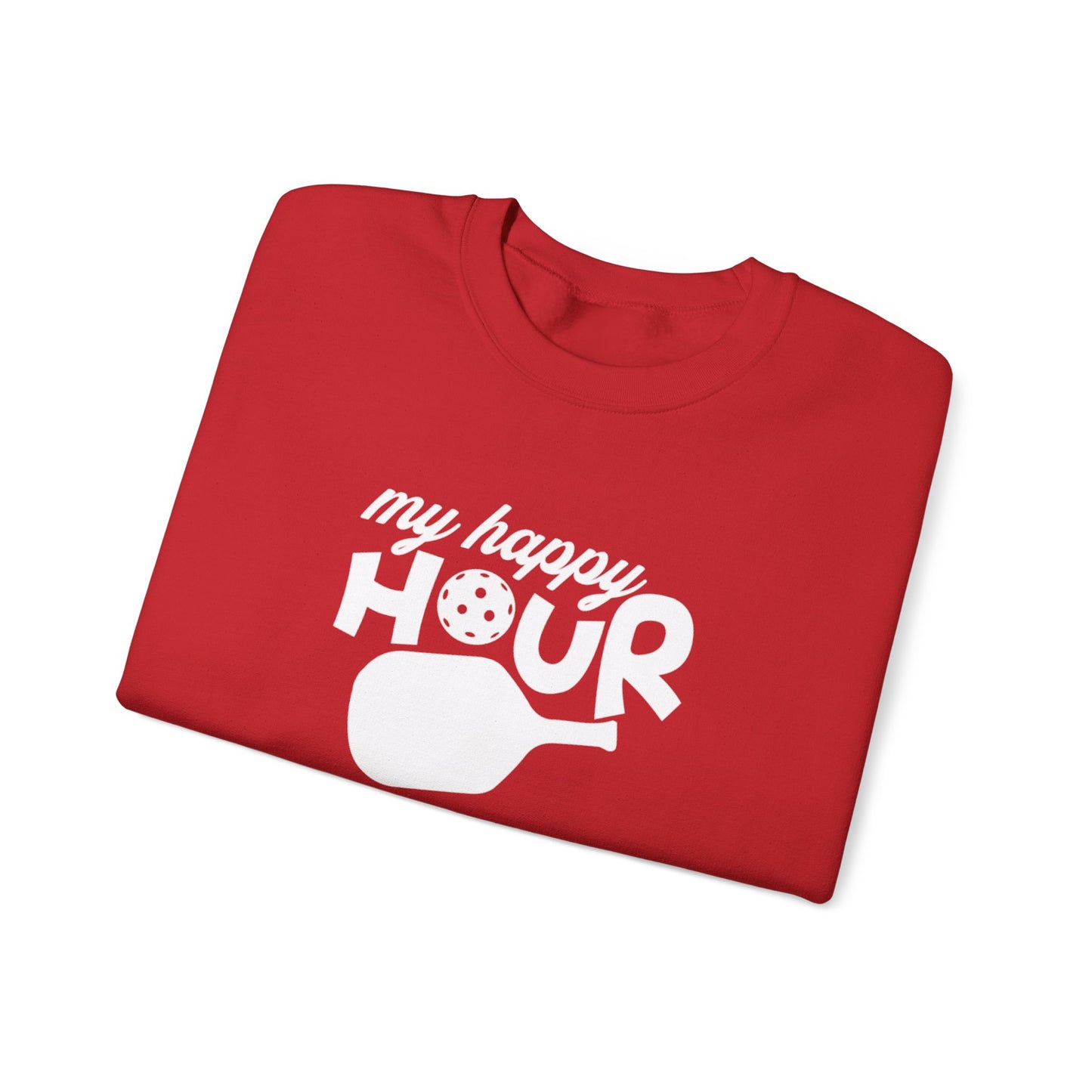 Women's Lightweight Pickleball Sweatshirt - My Happy Hour