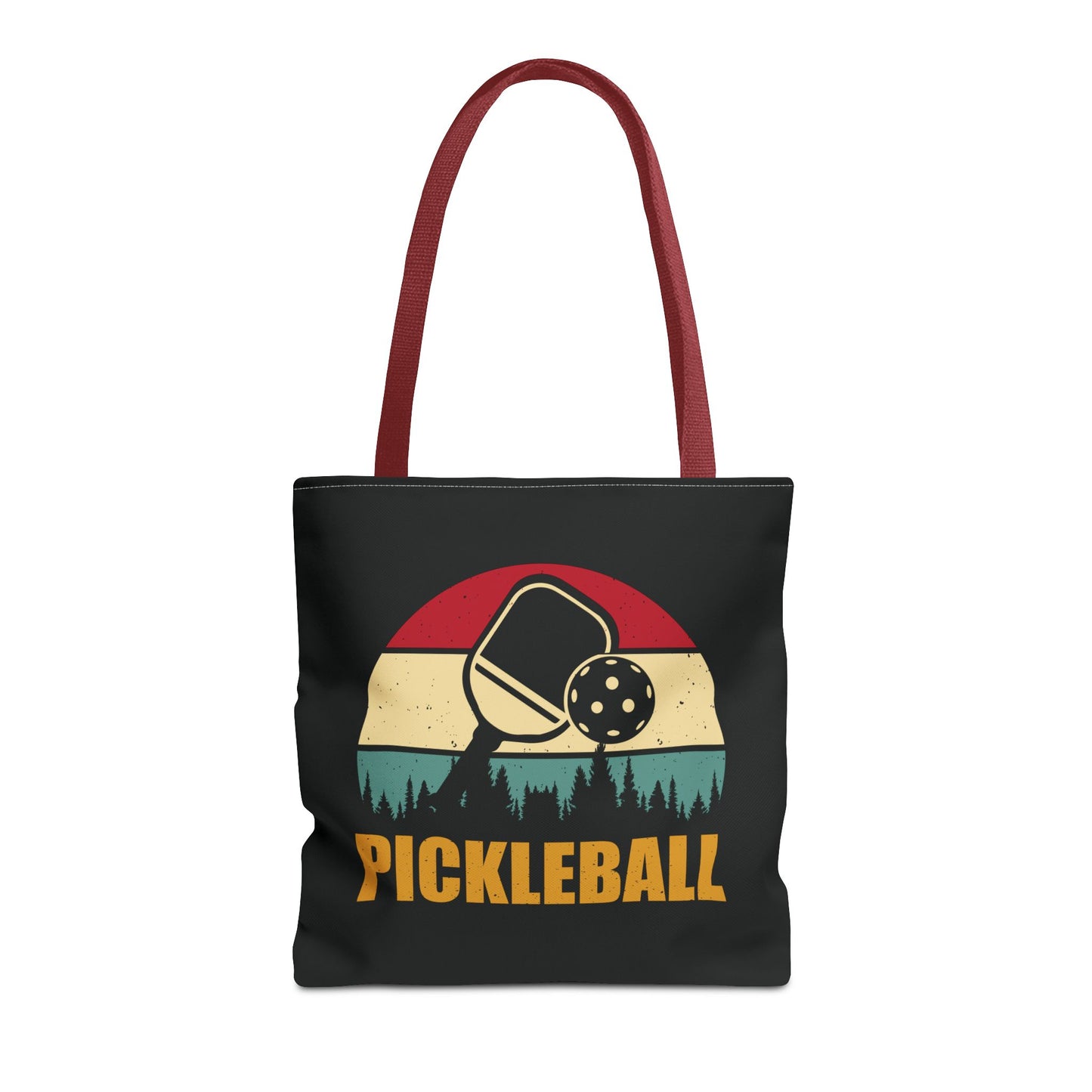 Pickleball Cool Tote Bag - Pickleball Retro Red