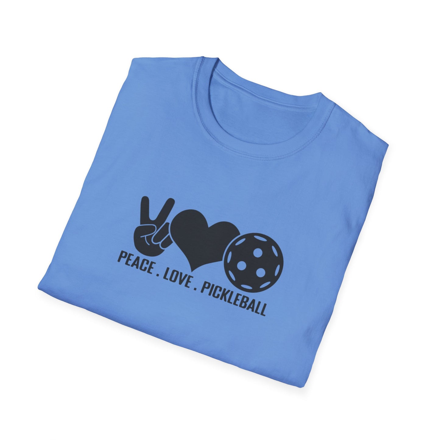 Men's Lightweight Pickleball T-shirt - Peace, Love, Pickleball