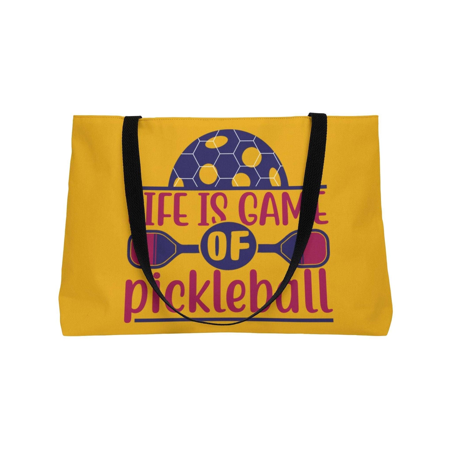 Pickleball Colorful Weekender bag - Life Is a Game of Pickleball