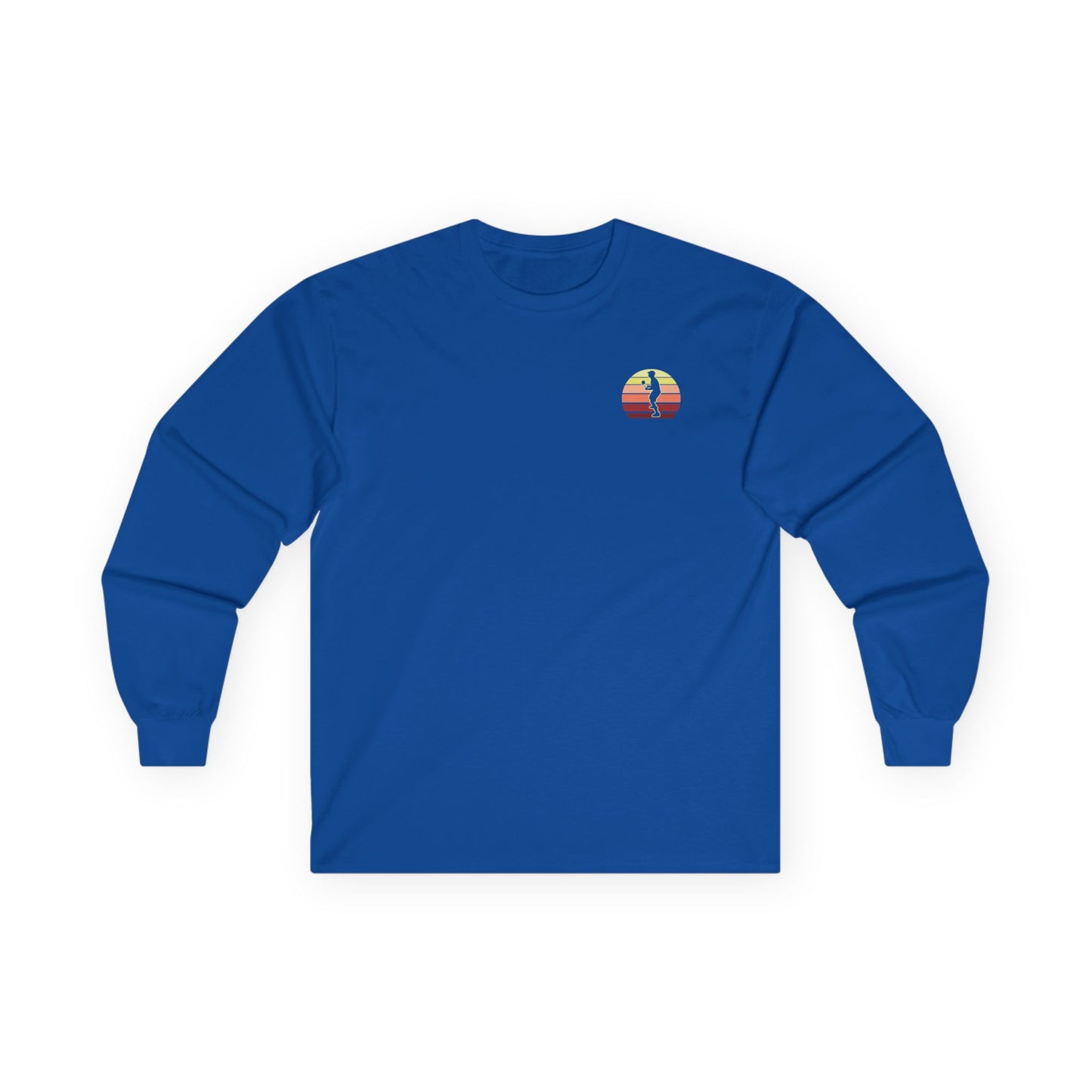 Men's Unique Pickleball Long Sleeves top - Great Minds Dink a Like Royal