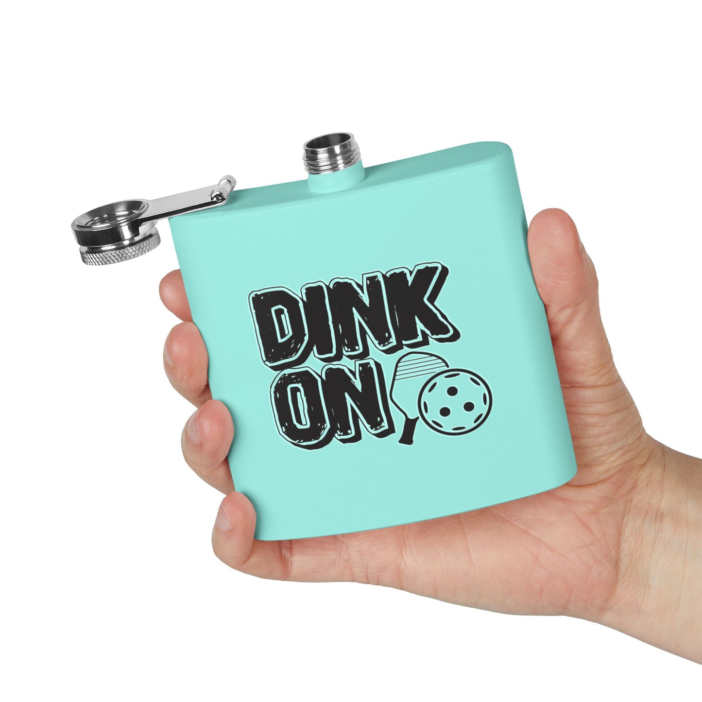 Pickleball Quirky Flask - Dink On