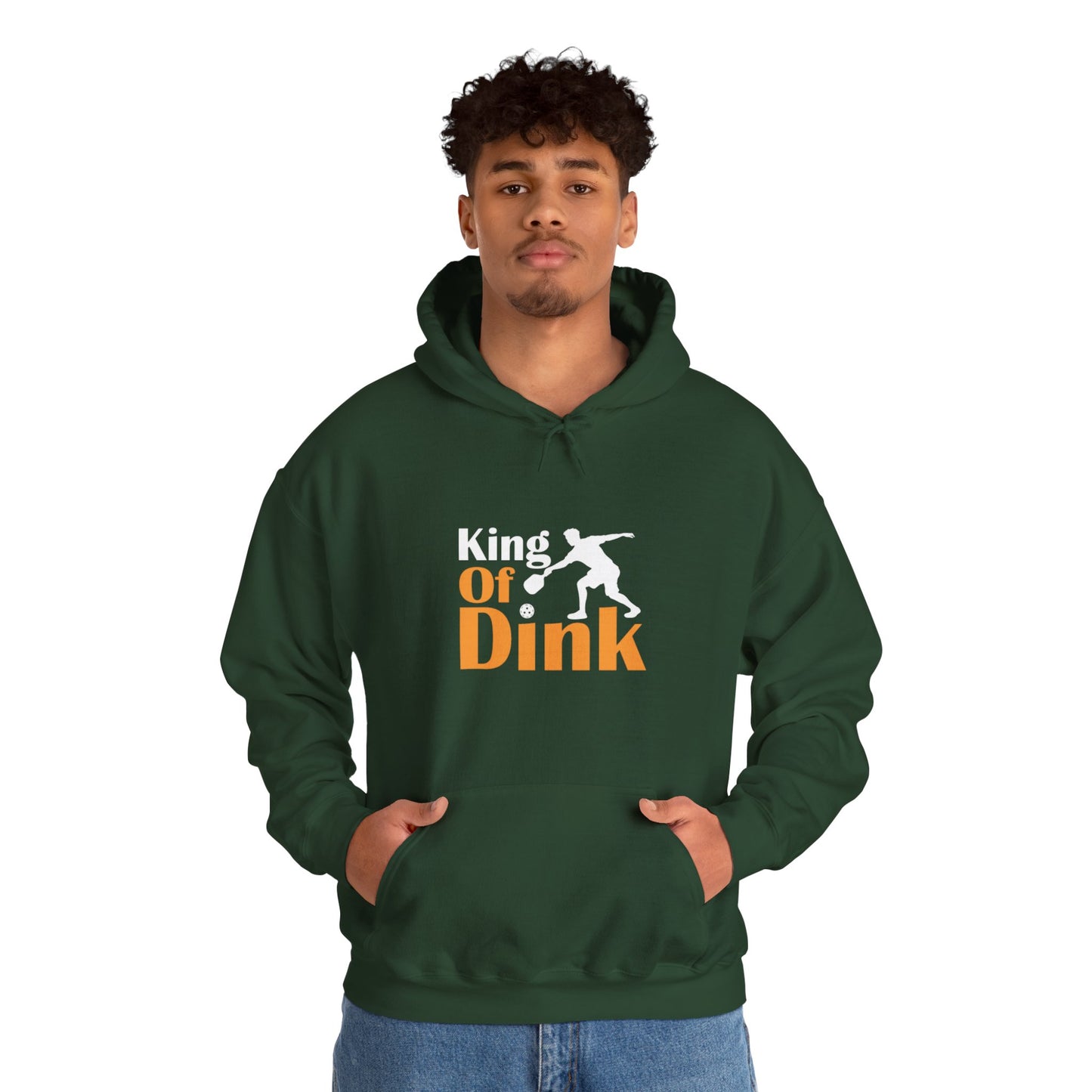 Men's Funny Pickleball Hoodie - King of Dink