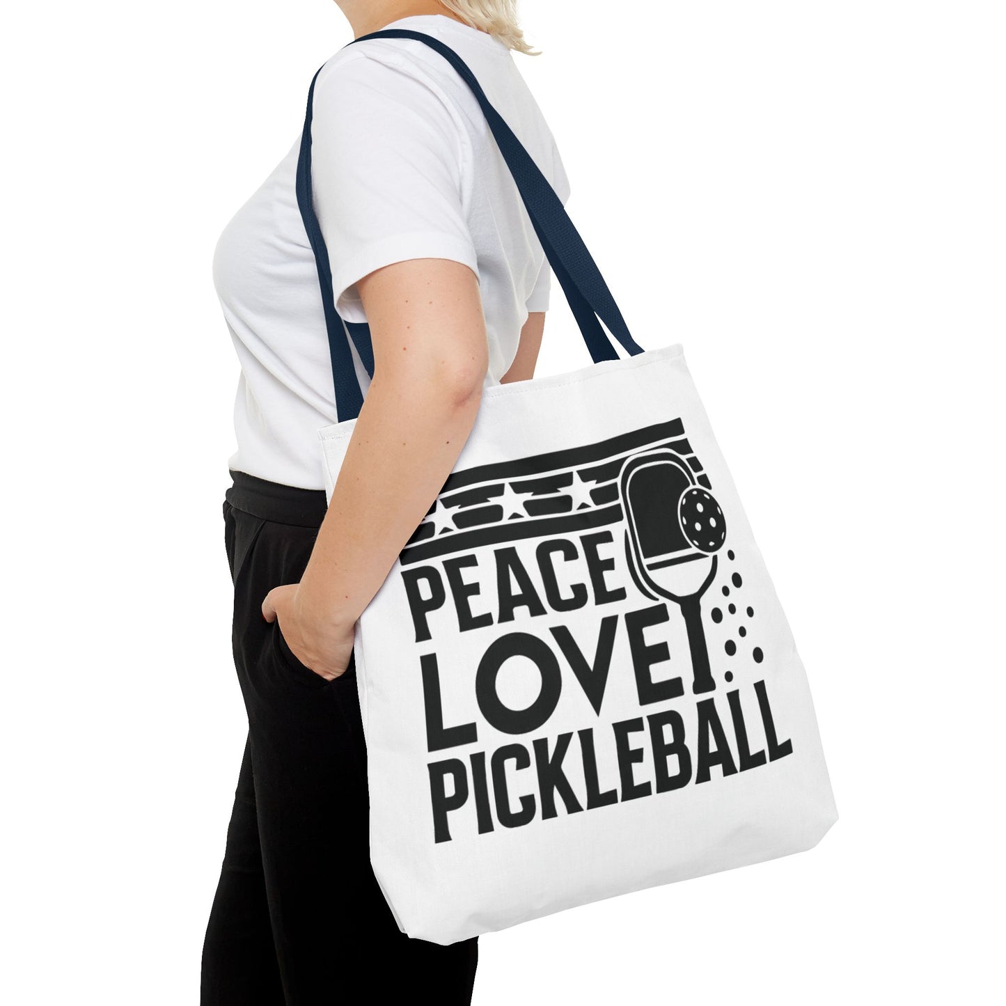 Pickleball Bold Tote Bag - Peace Love Pickleball