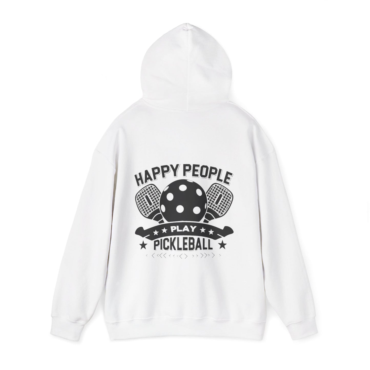 Men's Playful Pickleball Hoodie - Happy People Play Pickleball