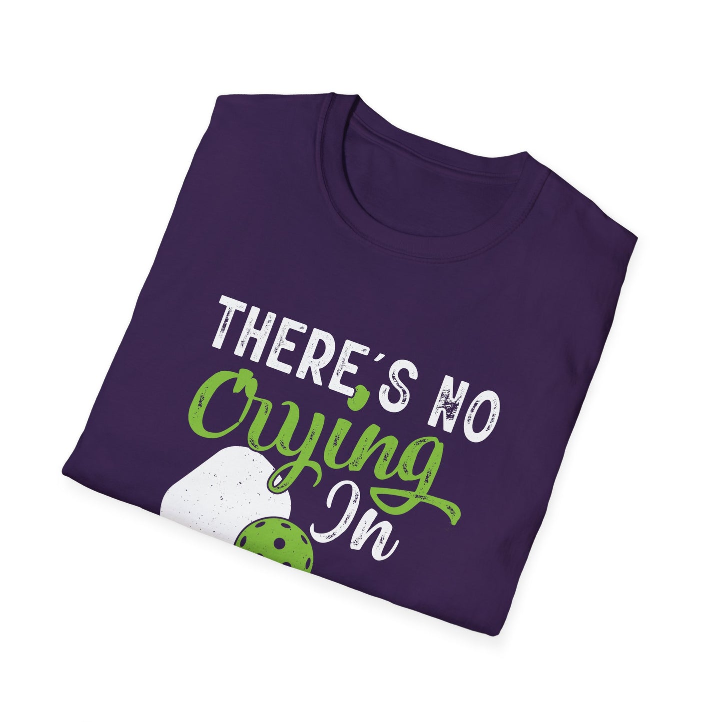 Women's Playful Pickleball T-shirt - There's No Crying in Pickleball