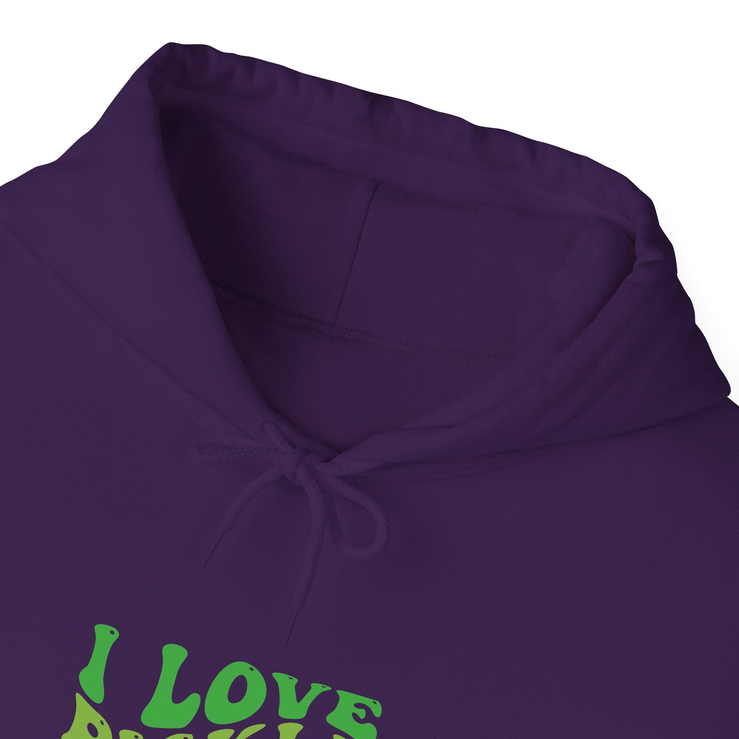 Men's Stylish Pickleball Hoodie - I Love Pickleball