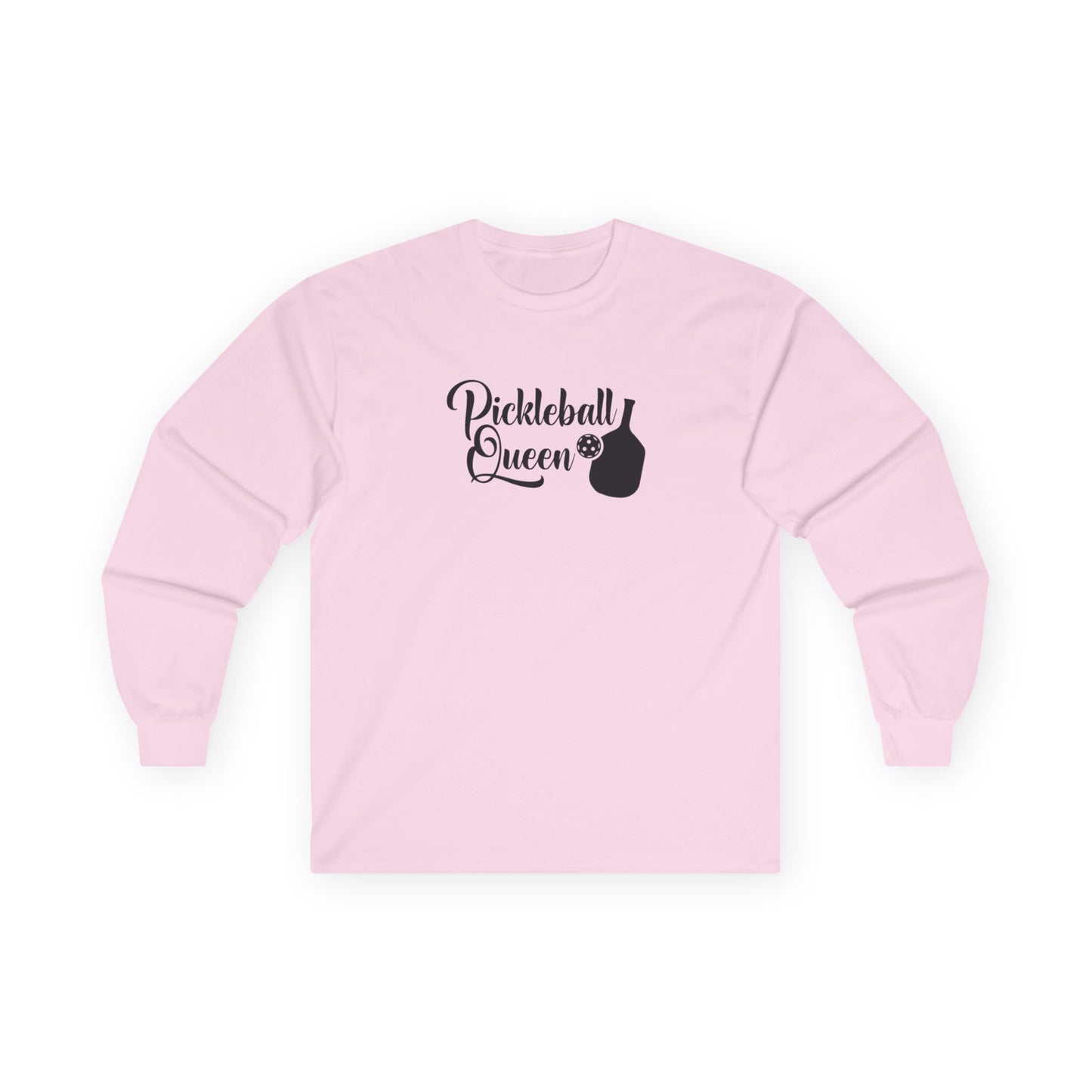 Women's Durable Pickleball Long Sleeves top - Pickleball Queen Pink
