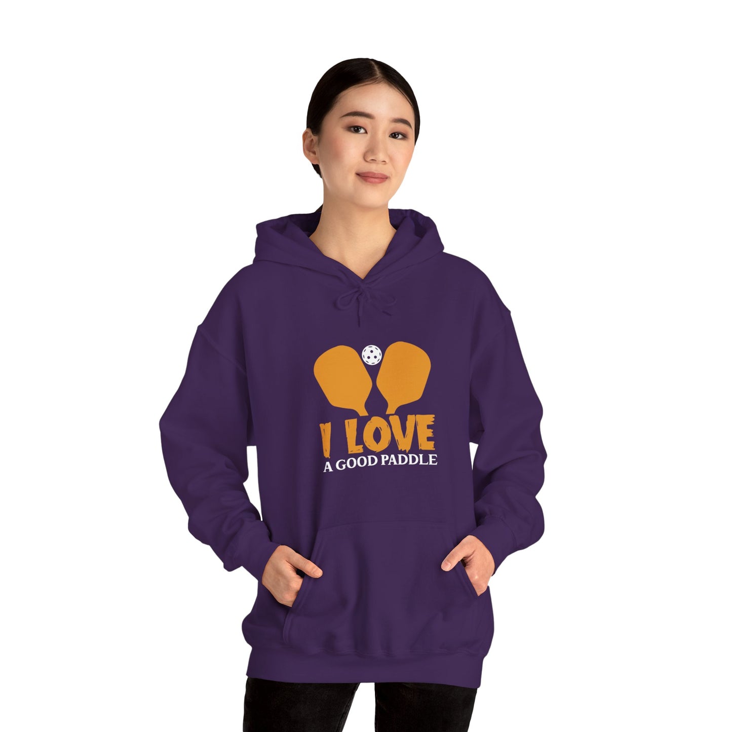 Women's Funny Pickleball Hoodie - I Love a Good Paddle