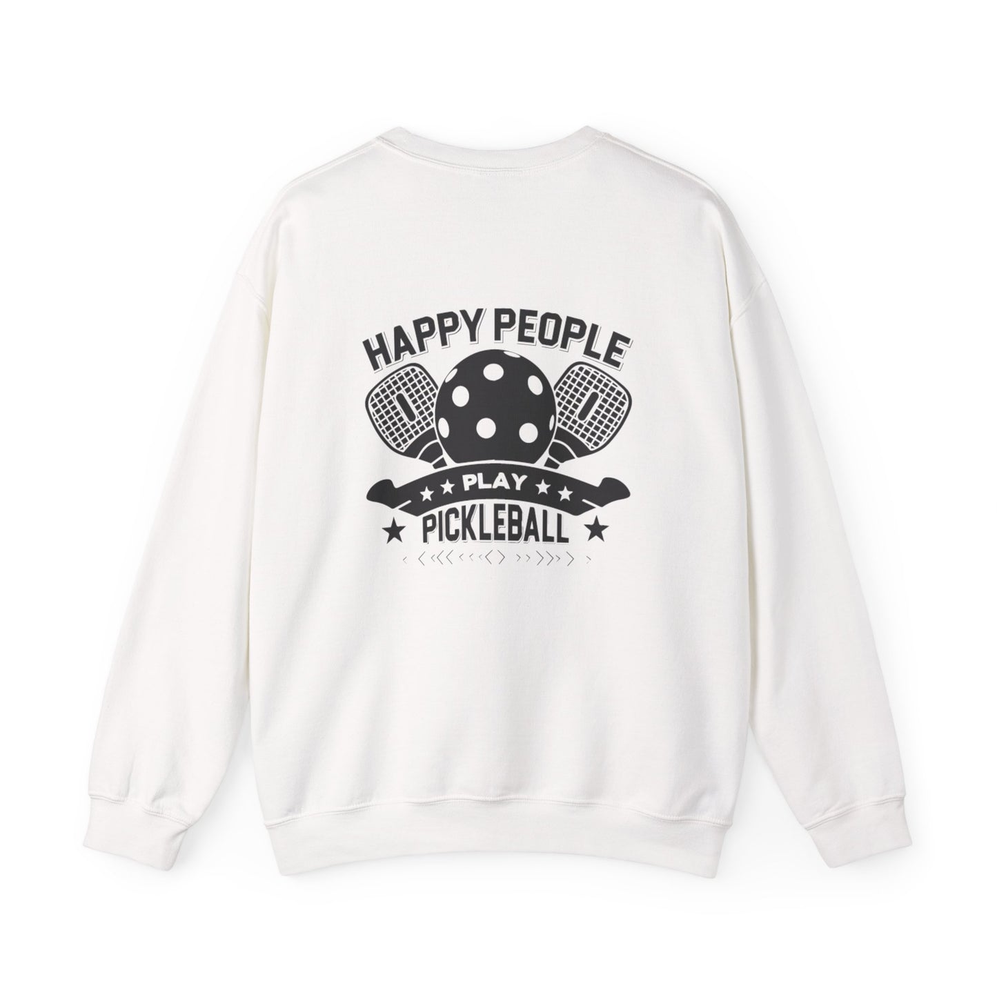 Men's Cool Pickleball Sweatshirt - Happy People Play Pickleball