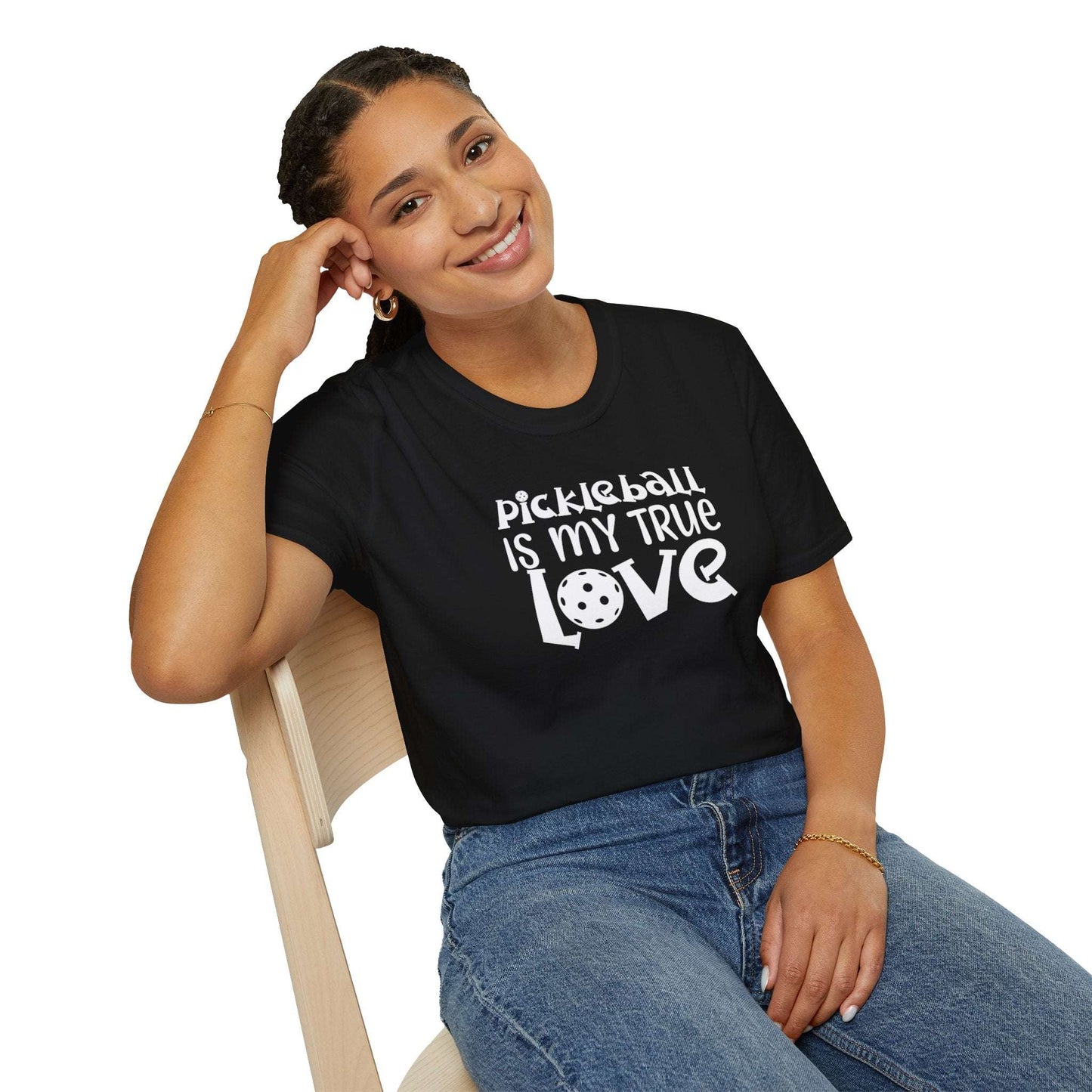 Women's Cool Pickleball T-shirt - Pickleball Is My True Love