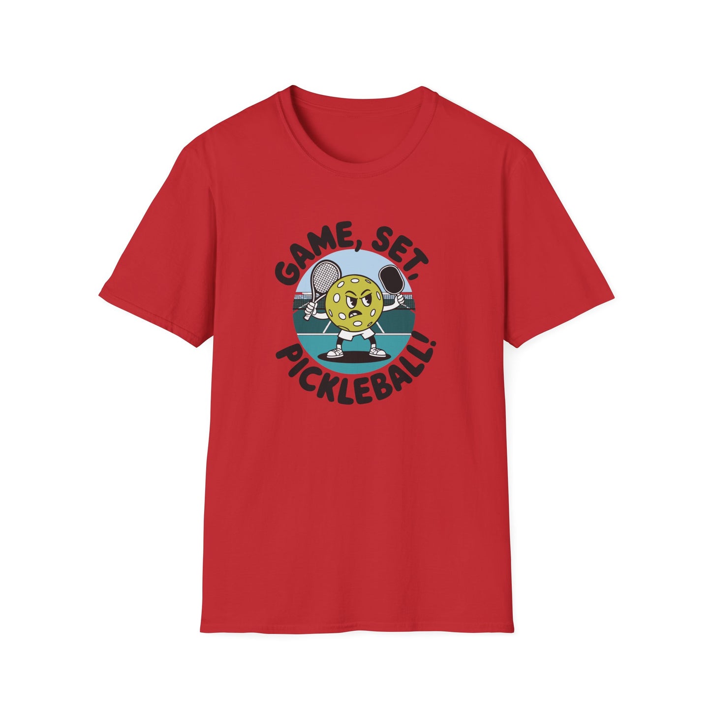 Men's Soft Pickleball T-shirt - Game, Set, Pickleball
