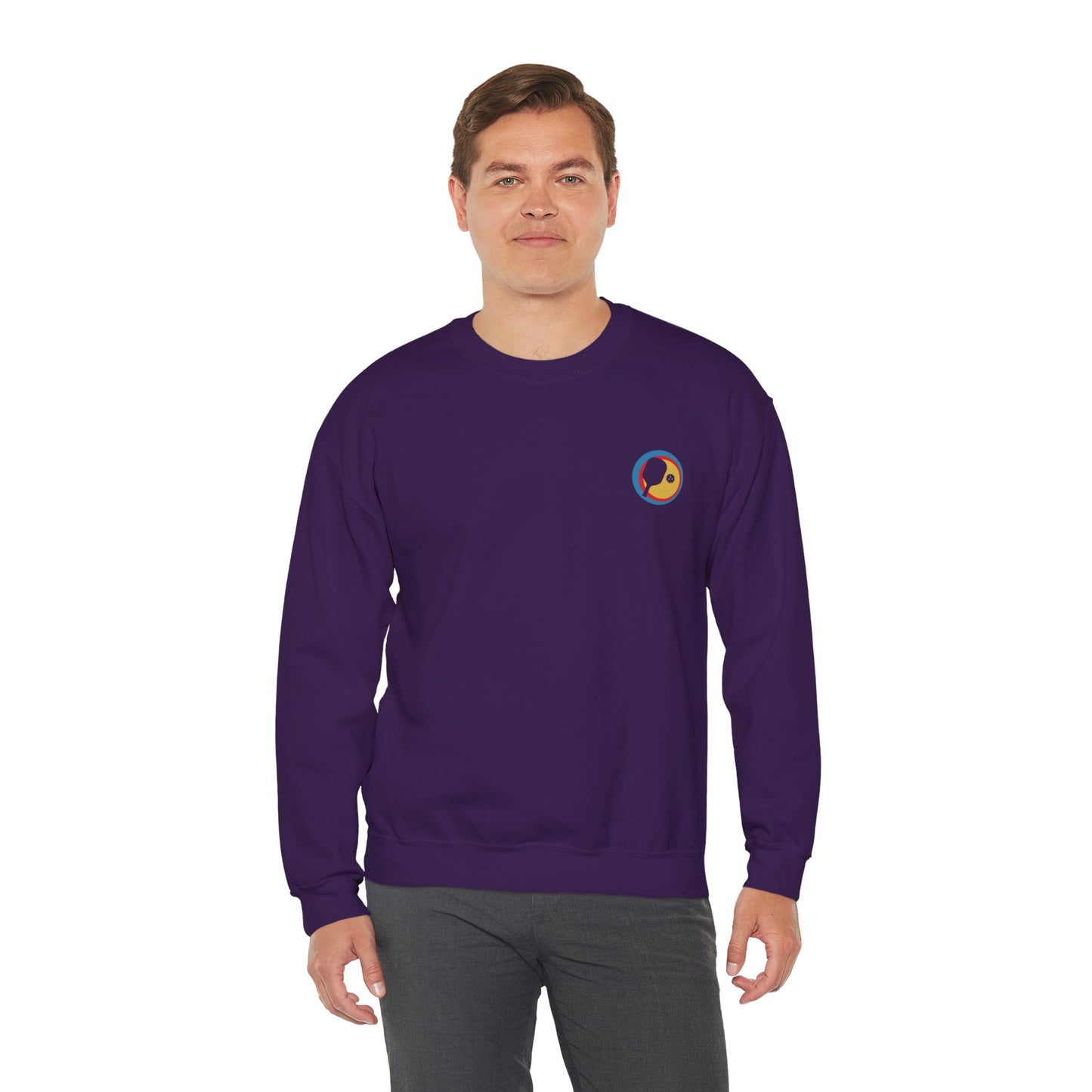 Men's Cool Pickleball Sweatshirt - Eat Sleep Pickleball Repeat Retro