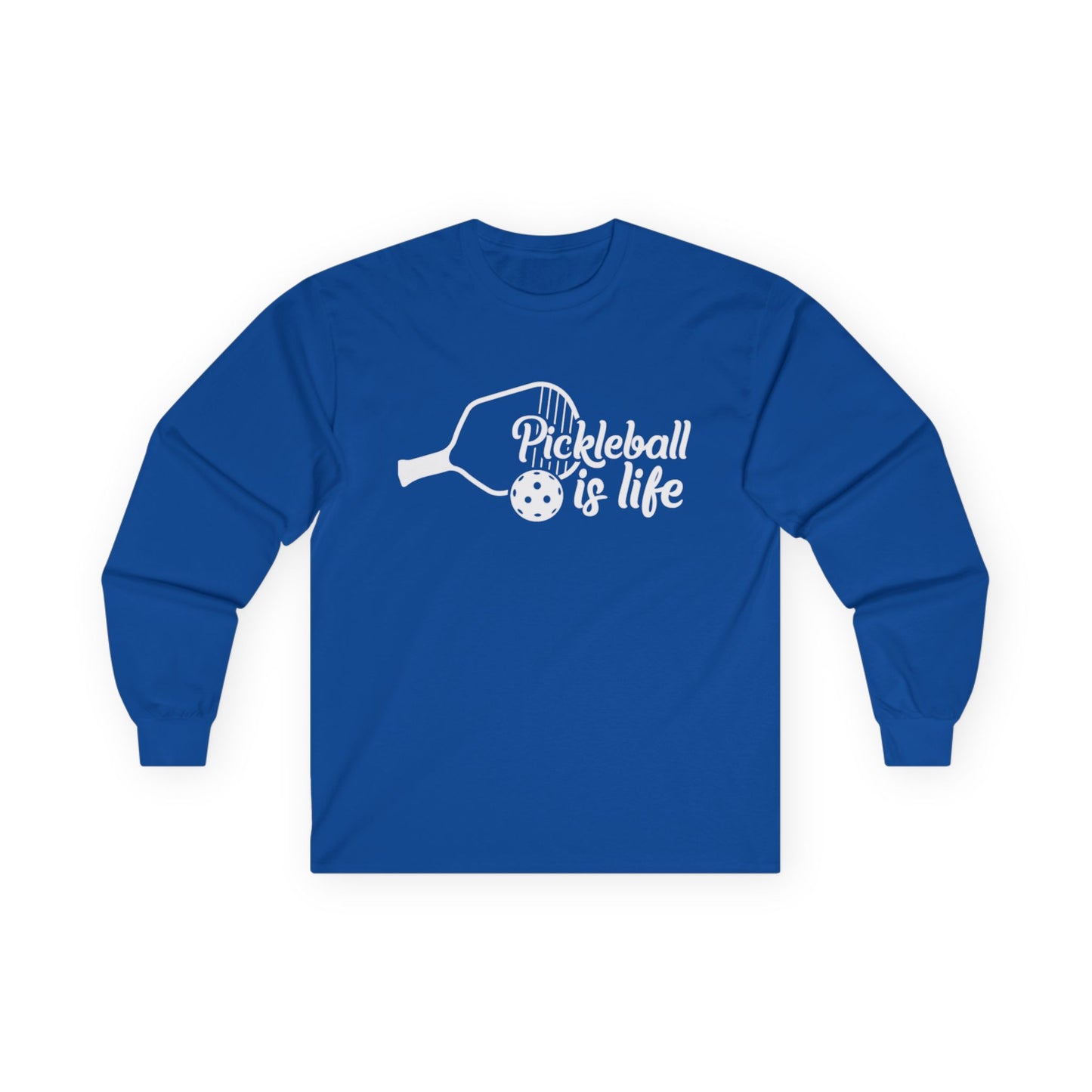 Women's Comfy Pickleball Long Sleeves top - Pickleball Is Life Royal