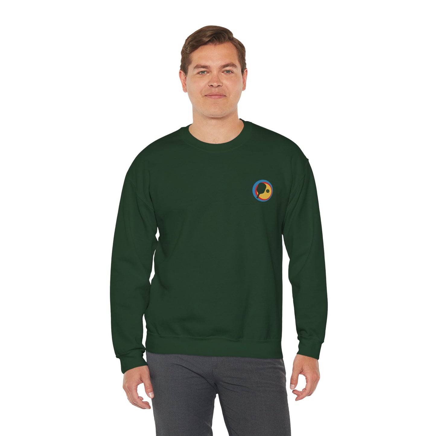Men's Cool Pickleball Sweatshirt - Eat Sleep Pickleball Repeat Retro
