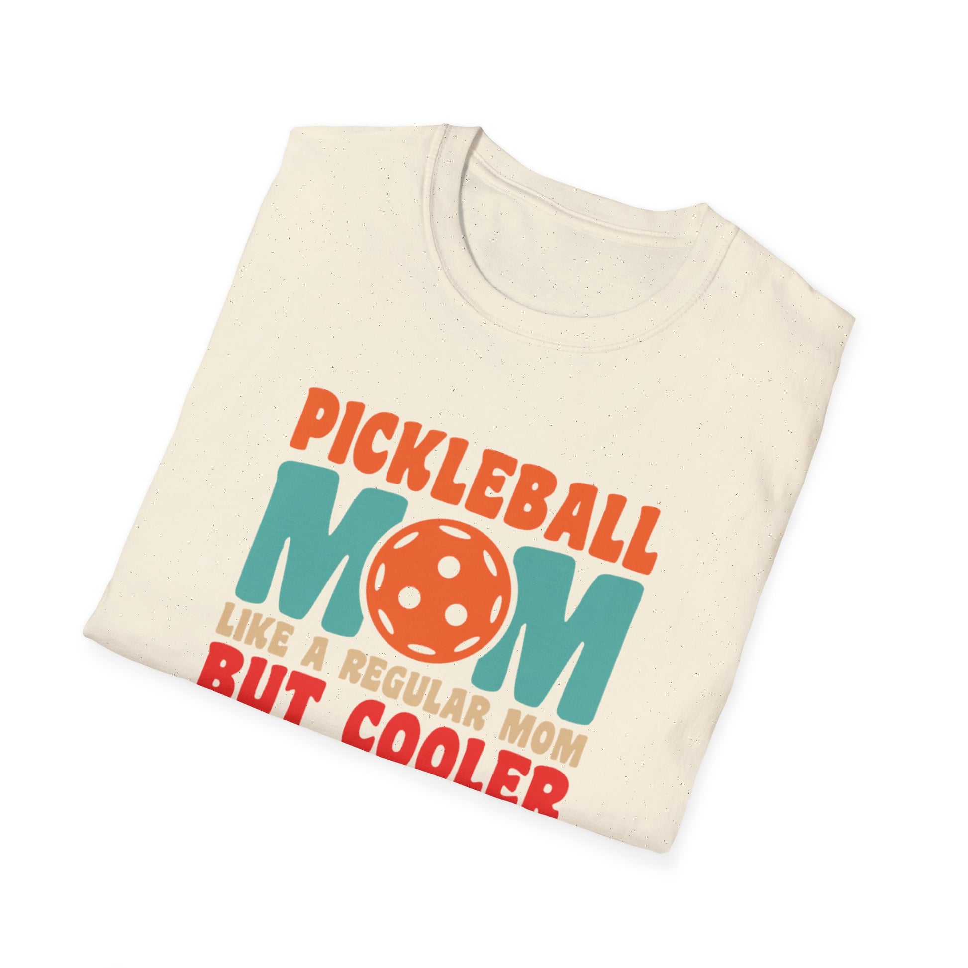 Women's Funny Pickleball T-shirt - Like a Regular Mom but Cooler