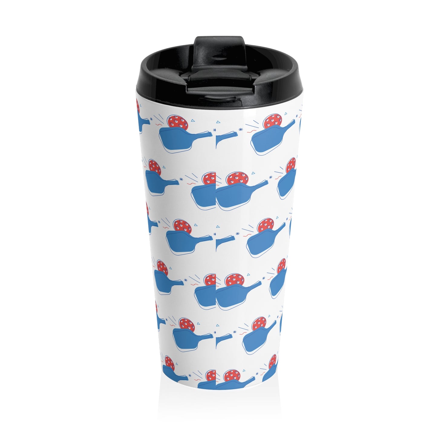 Pickleball Durable Travel Mug - Paddle and Ball