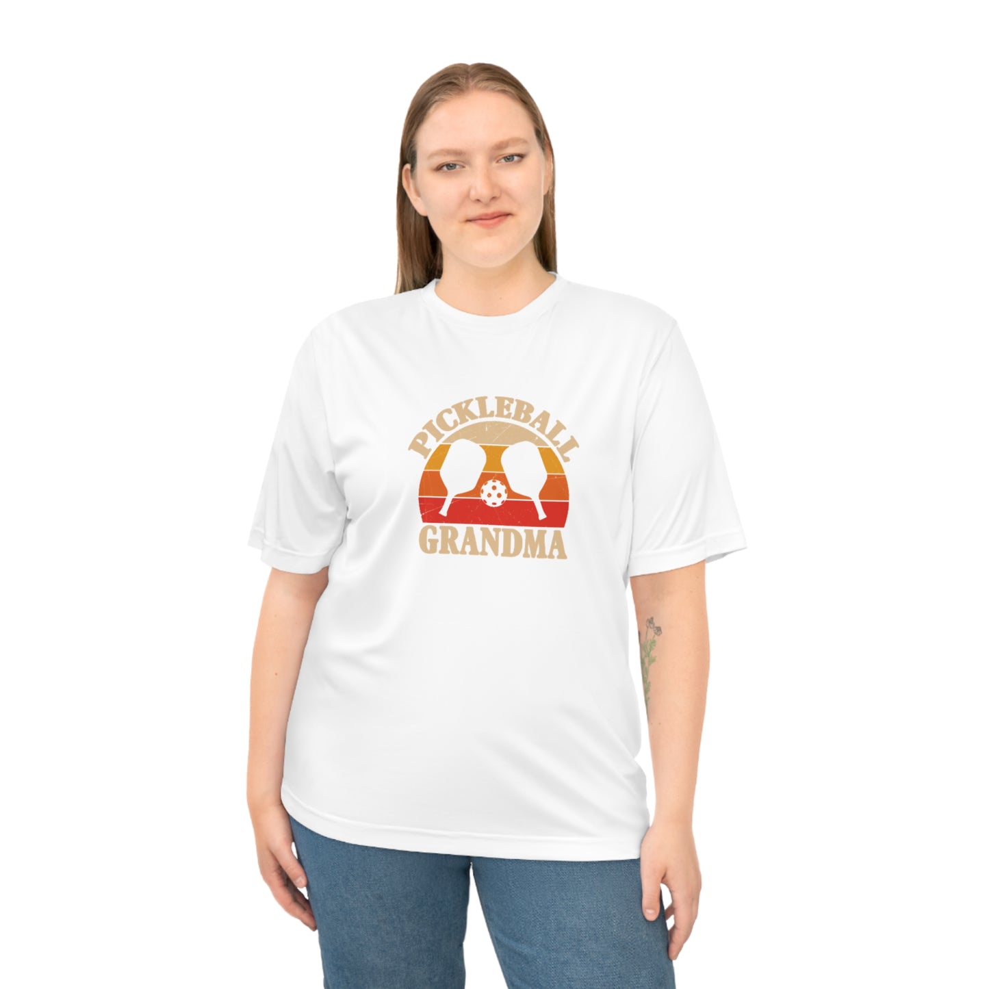 Women's Durable Pickleball T-shirt - Pickleball Grandma
