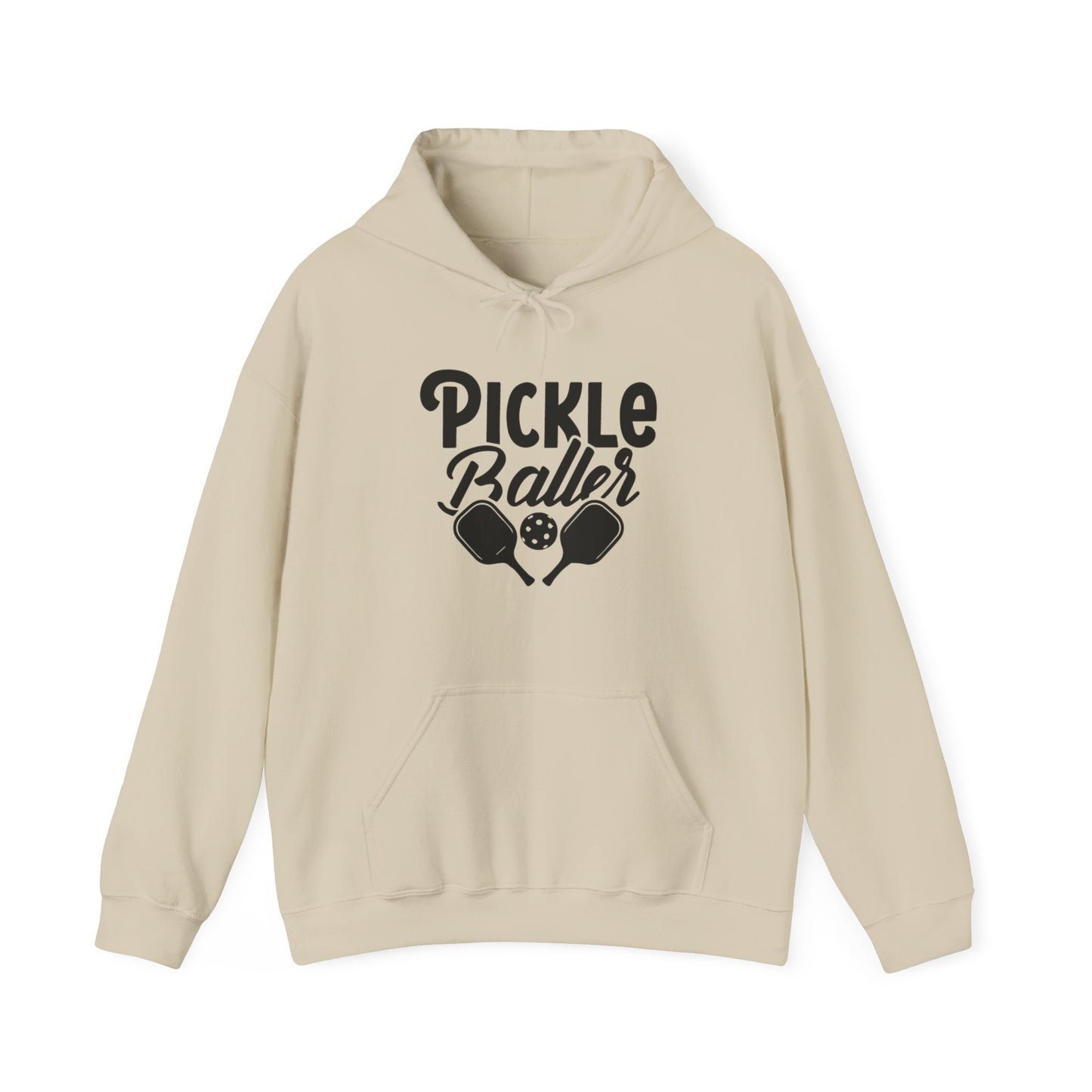 Men's Cool Pickleball Hoodie - Pickleballer Beige