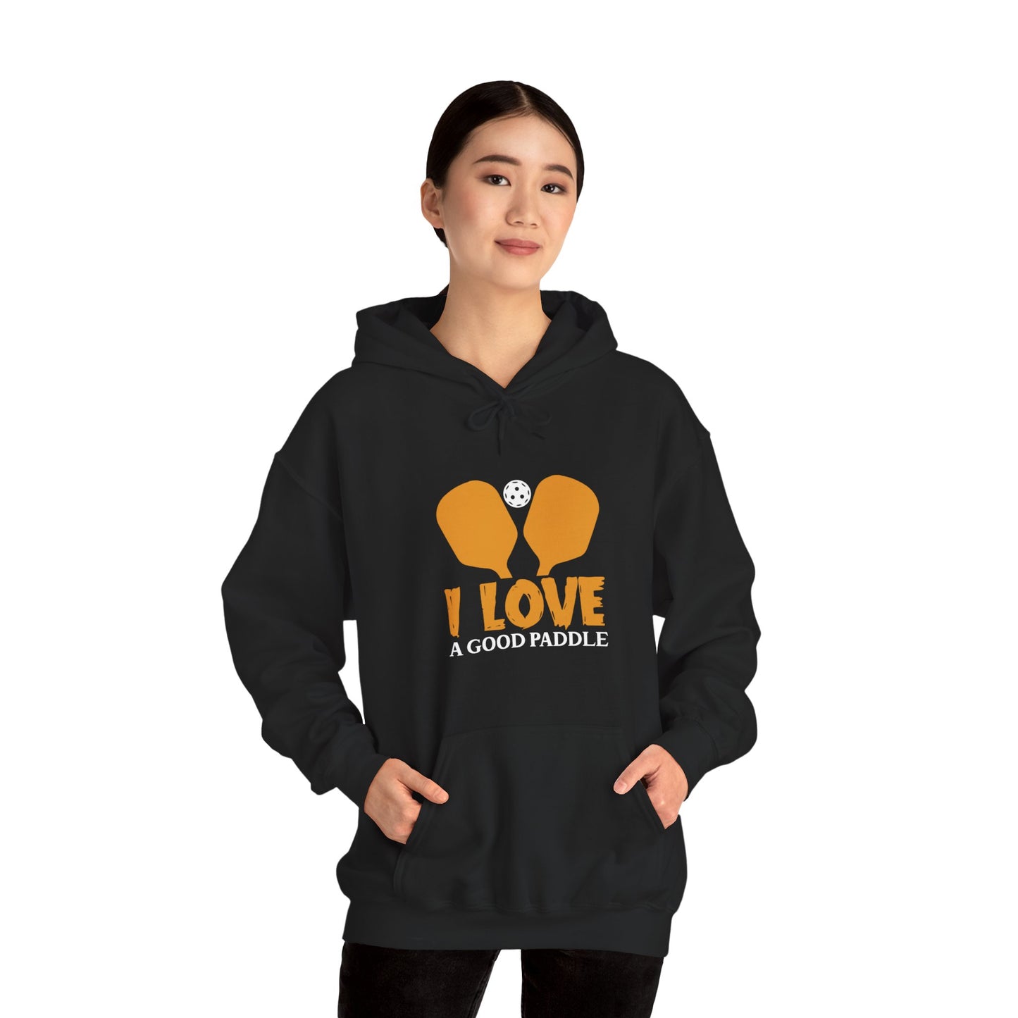 Women's Funny Pickleball Hoodie - I Love a Good Paddle