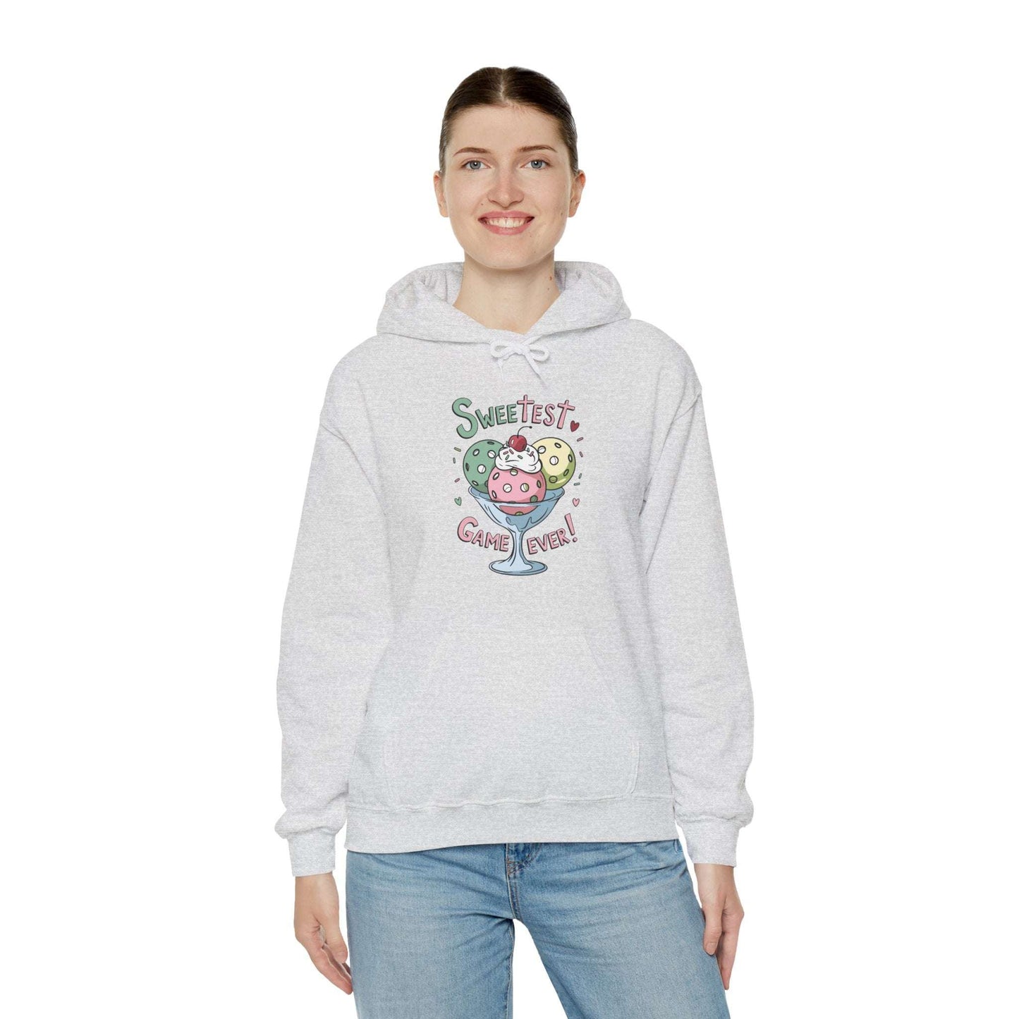 Women's Comfy Pickleball Hoodie - Sweetest Game Ever